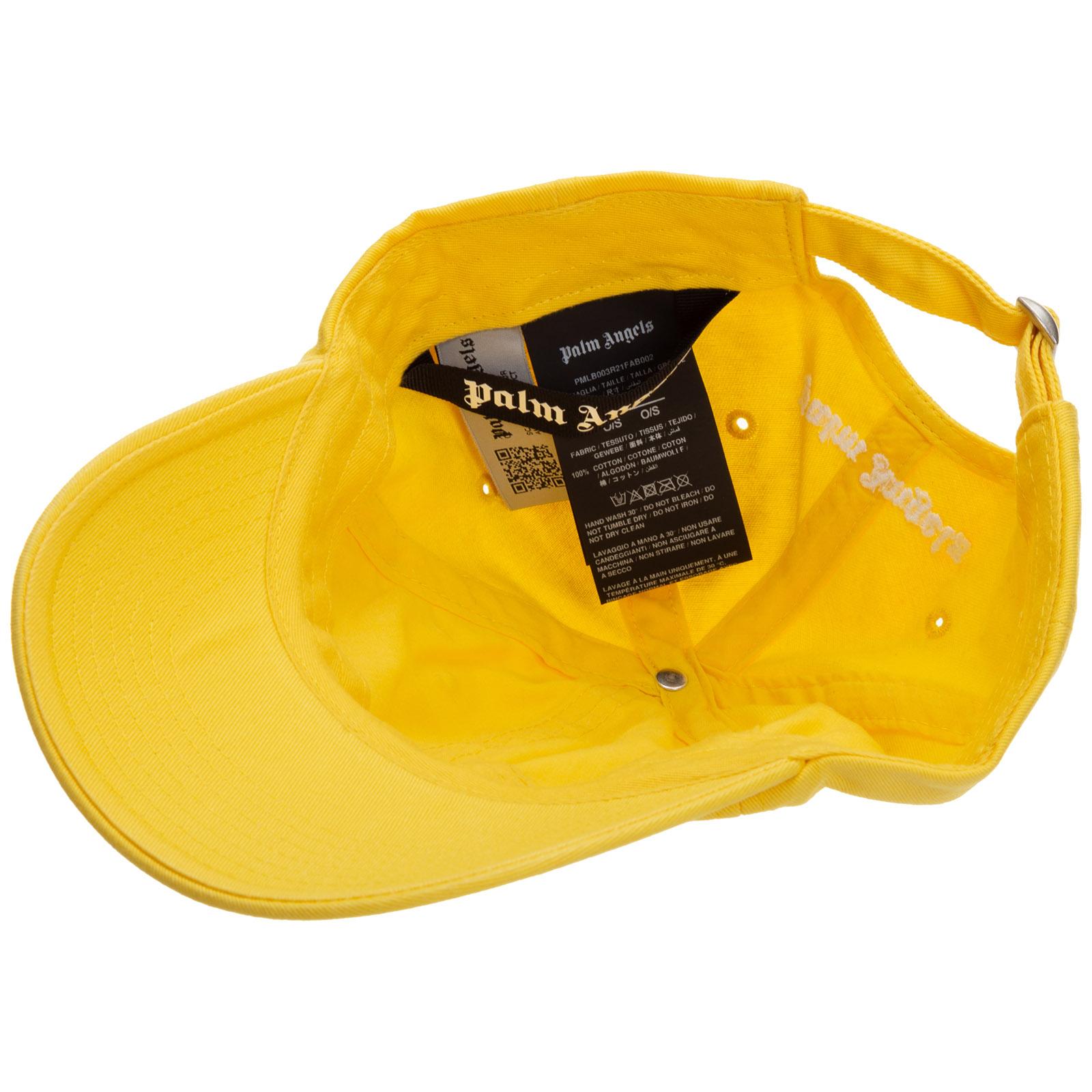 palm angels hat yellow