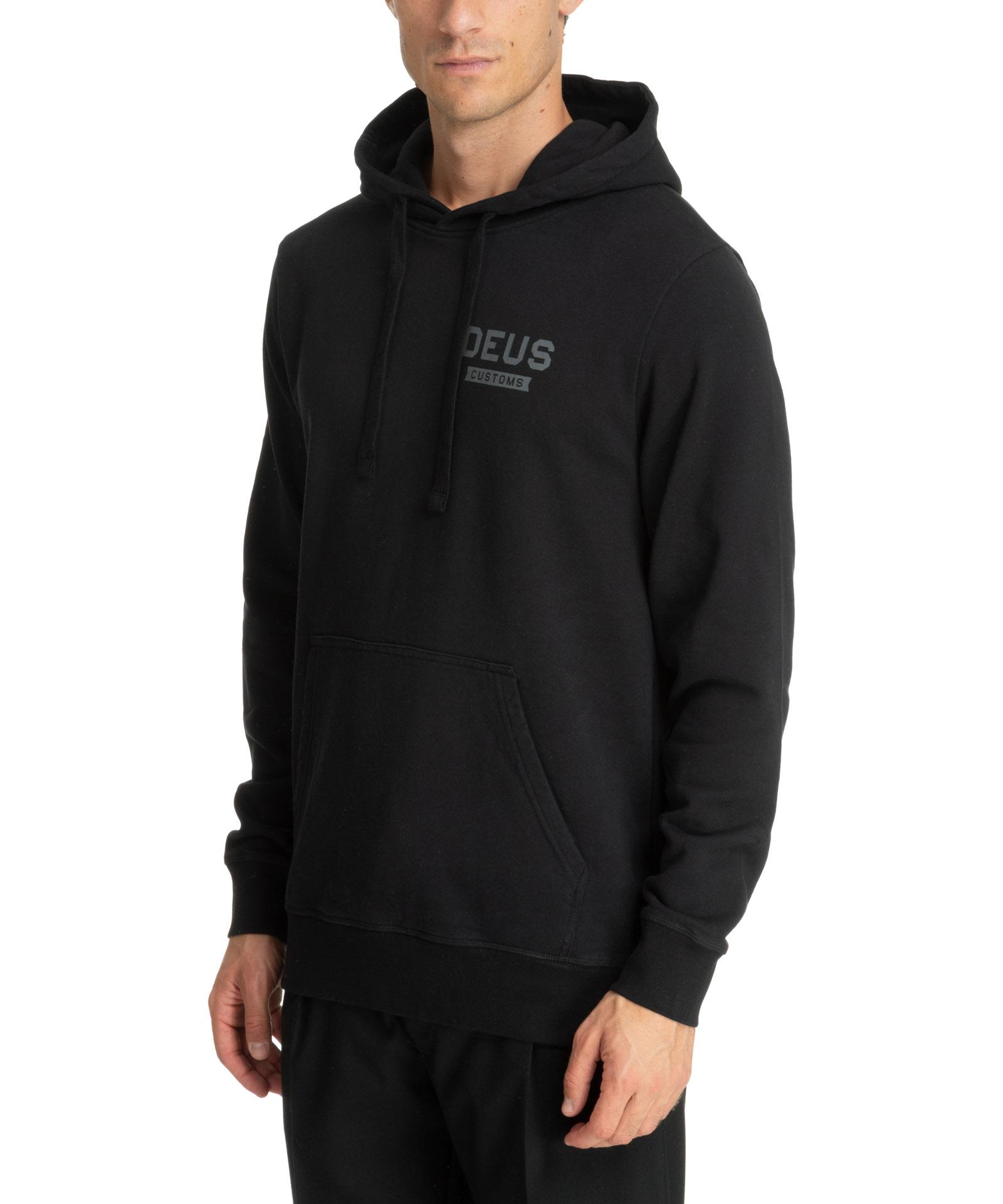 Deus black hoodie cheap
