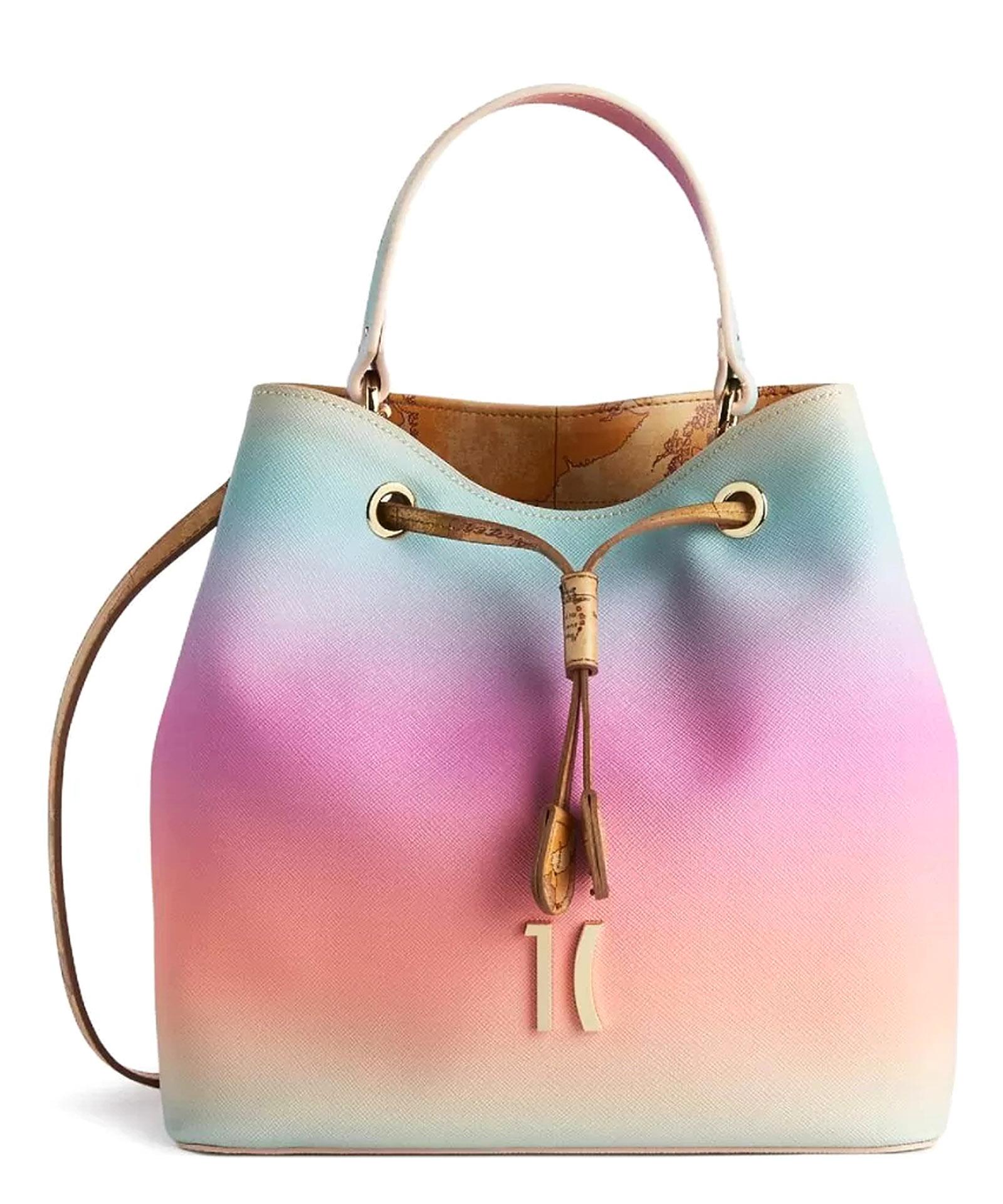 Alviero Martini 1A Classe Colorful Sky Bucket Bag in Pink Lyst UK