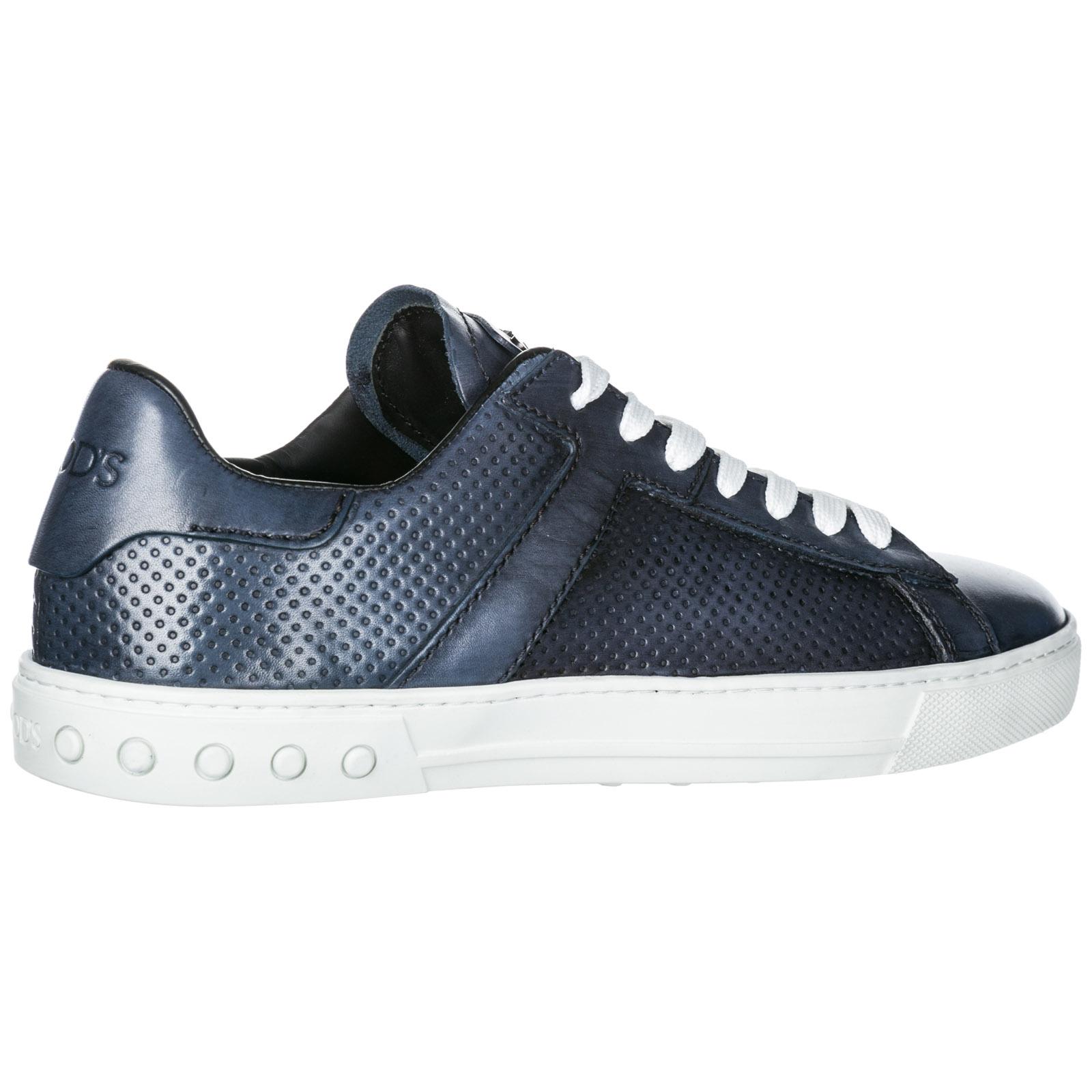Tod's Shoes Leather Trainers Sneakers in Blue for Men - Save 23% - Lyst