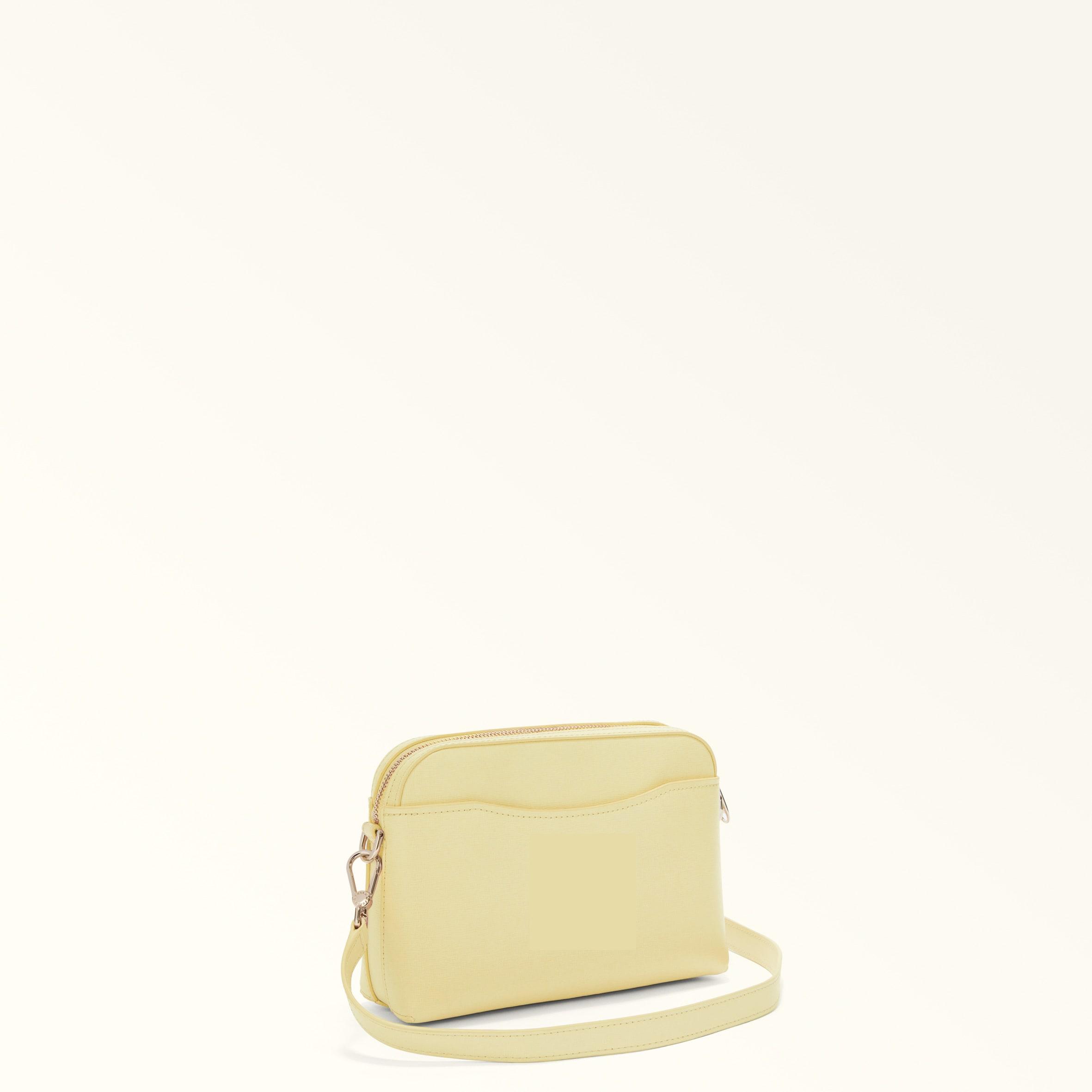Furla Gea Pochette 3684S Textured Leather in Natural Lyst