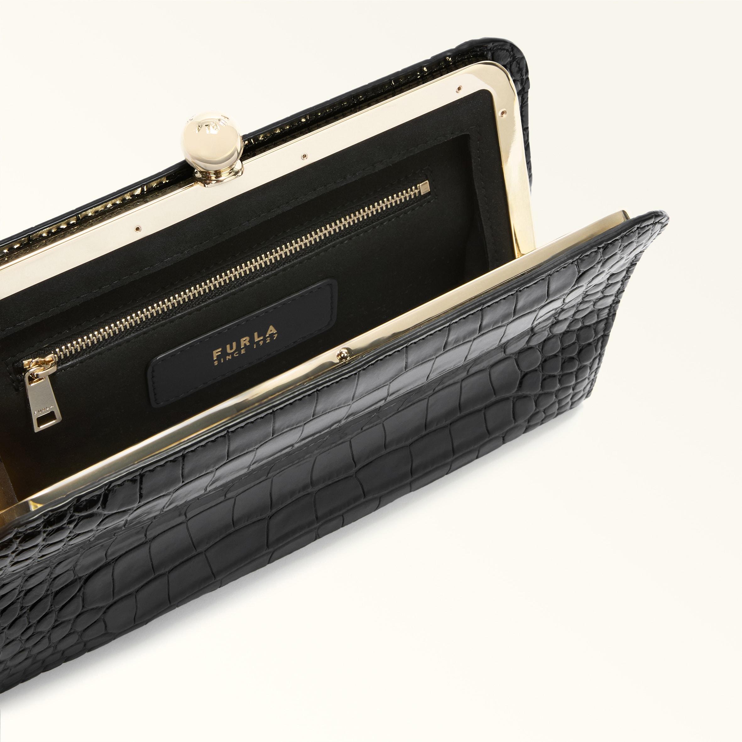 Black Furla Clutches and evening bags for Women | Lyst