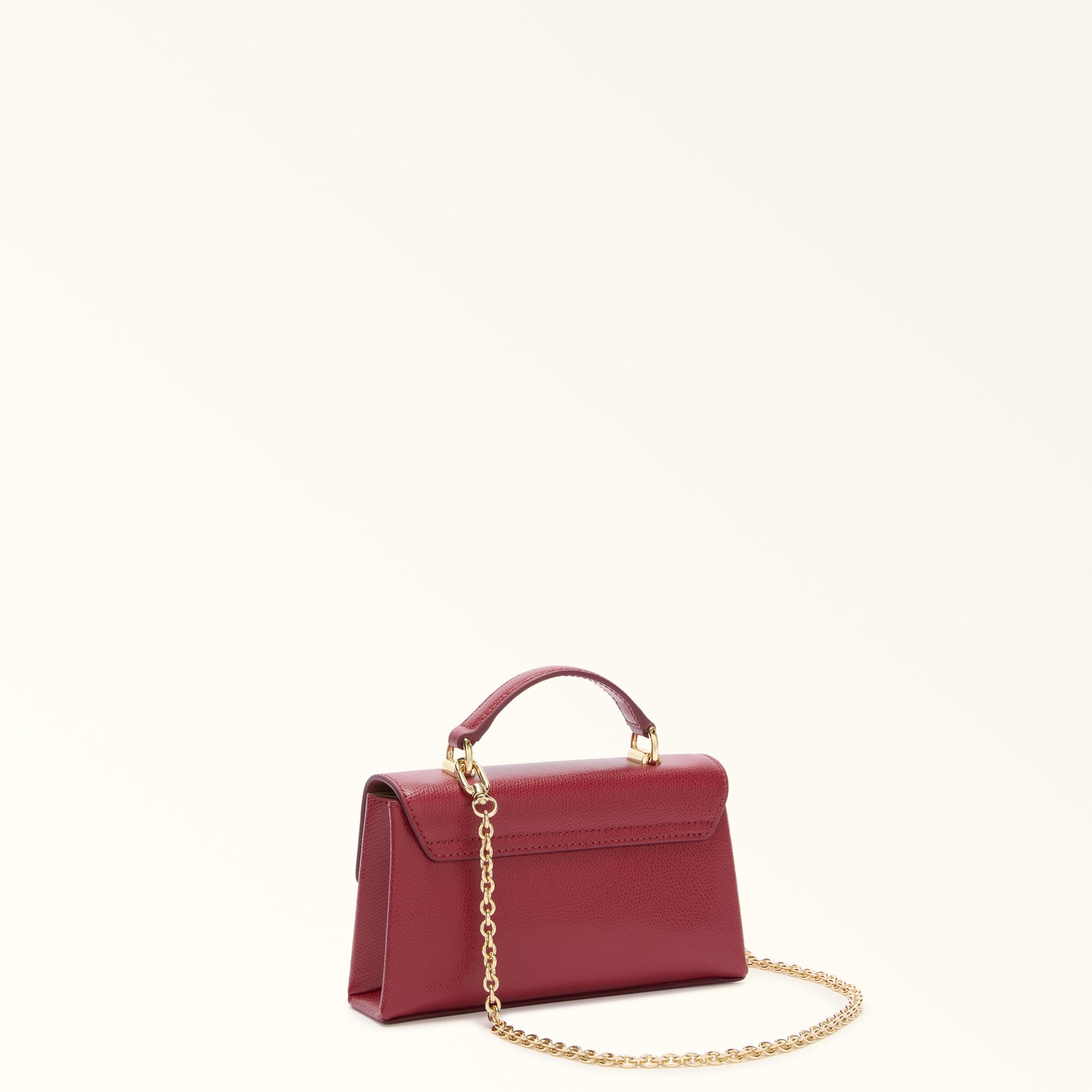 Furla 1927 Mini Bag Ciliegia D Textured Leather | Lyst