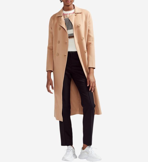 Manteau Camel Maje Manteau Maje Beige