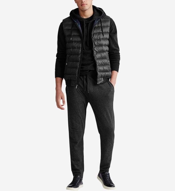 Doudoune bi matière sans manches capuche Polo Ralph Lauren pour homme en  coloris Noir | Lyst