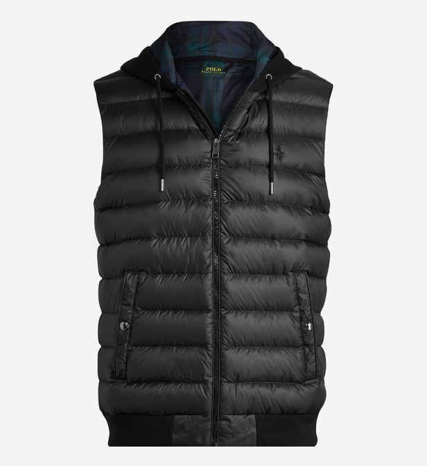 doudoune sans manche a capuche ralph lauren