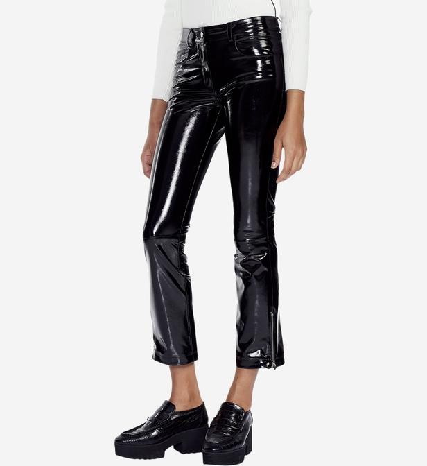 Pantalon vinyle maje Clearance