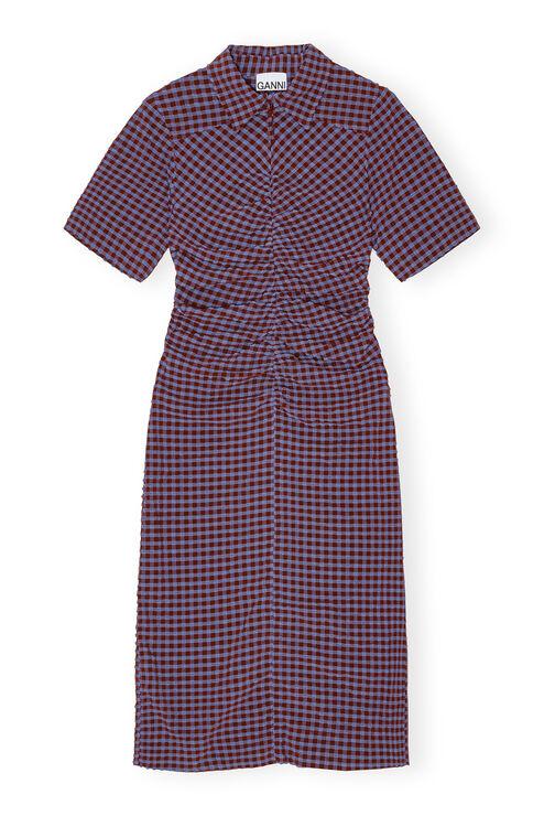 ロンハーマンCheckered Seersucker Lap Dress - メルカリ