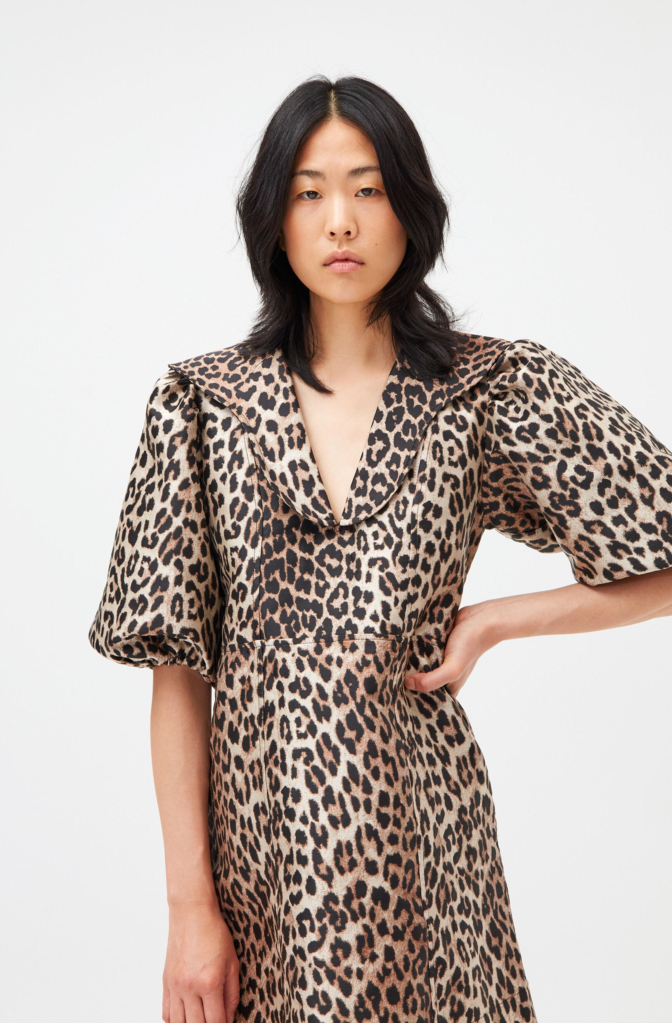 mini dress leopard