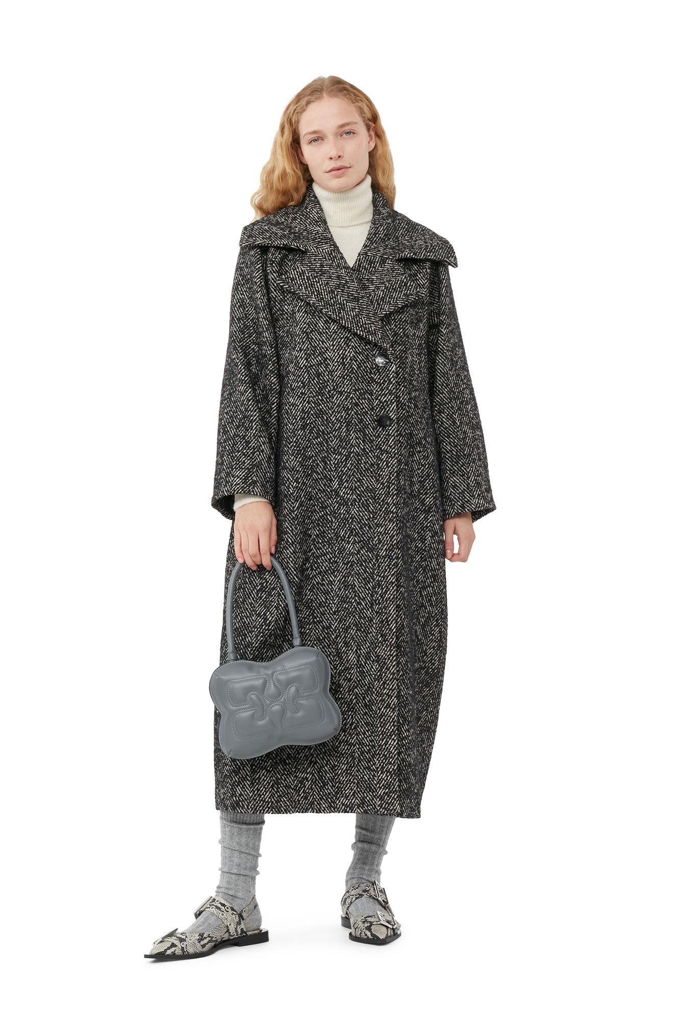 Ganni wool coat hotsell