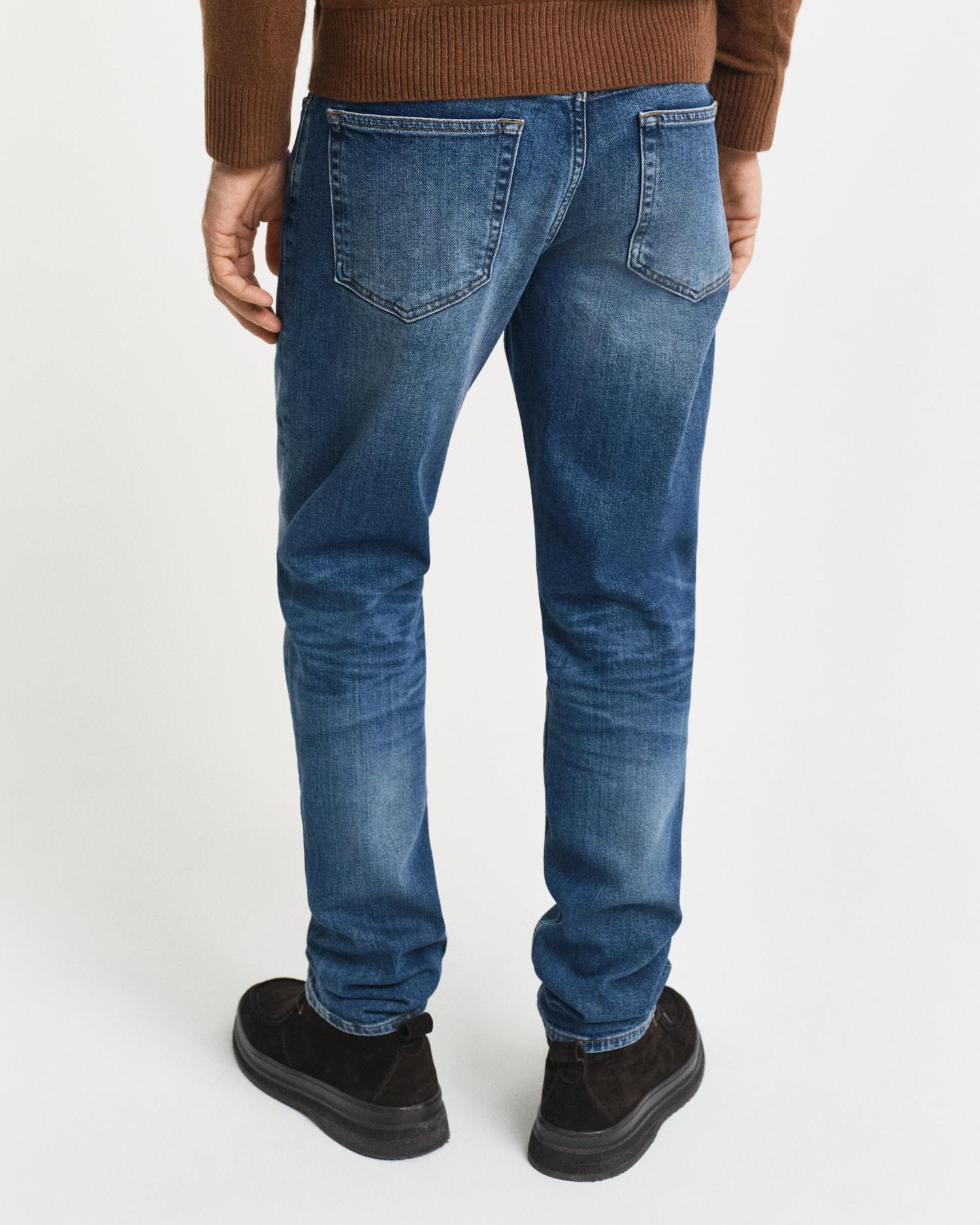 DŽÍNSY MAXEN ACTIVE-RECOVER JEANS MID BLUE BROKEN IN | SK