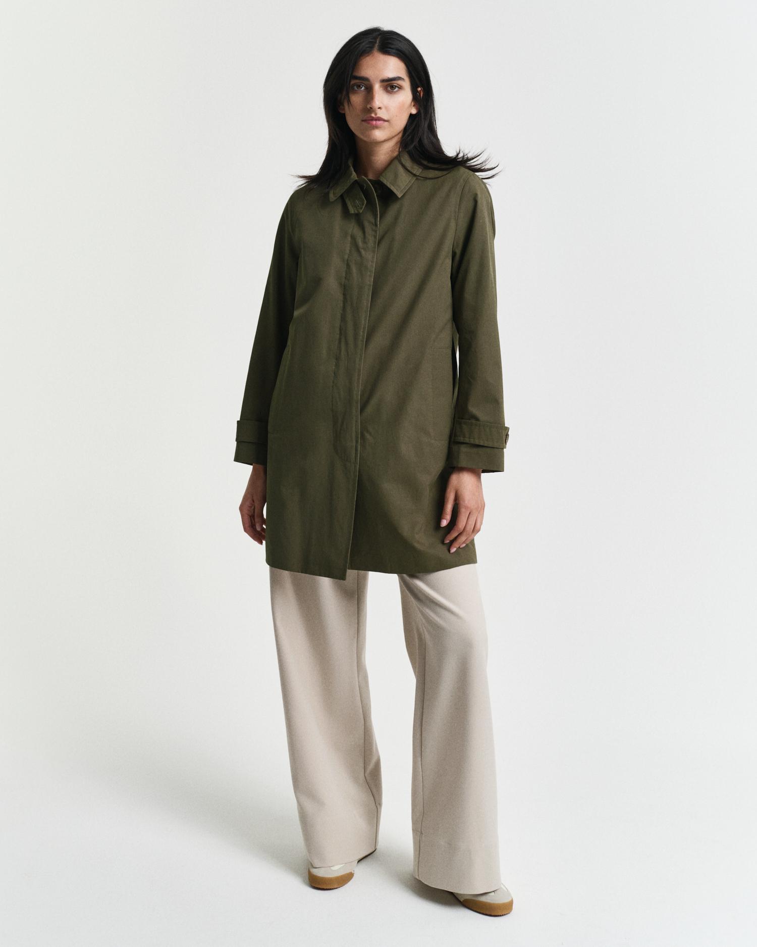 GANT Car Coat in Green Lyst UK