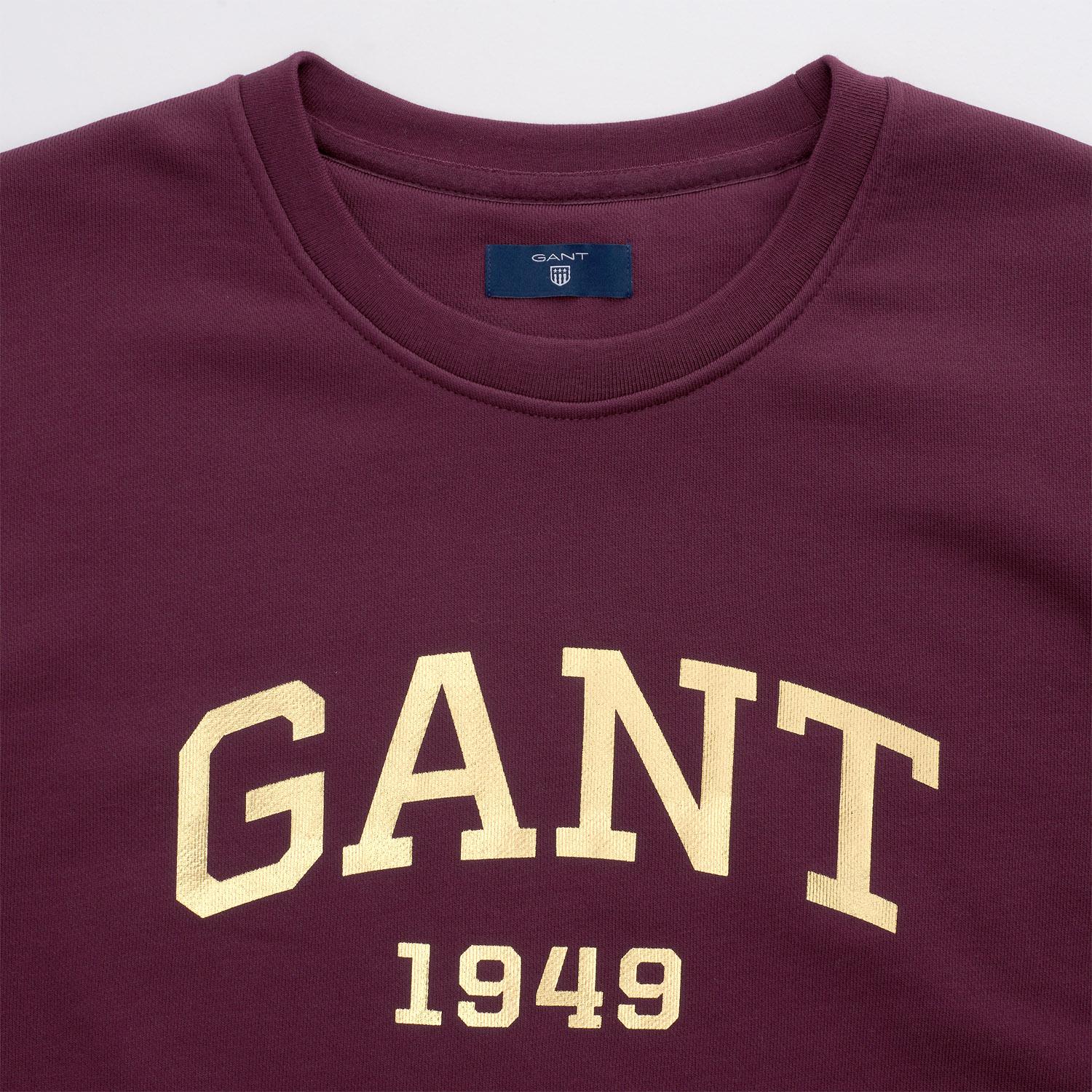 gant gold logo sweatshirt