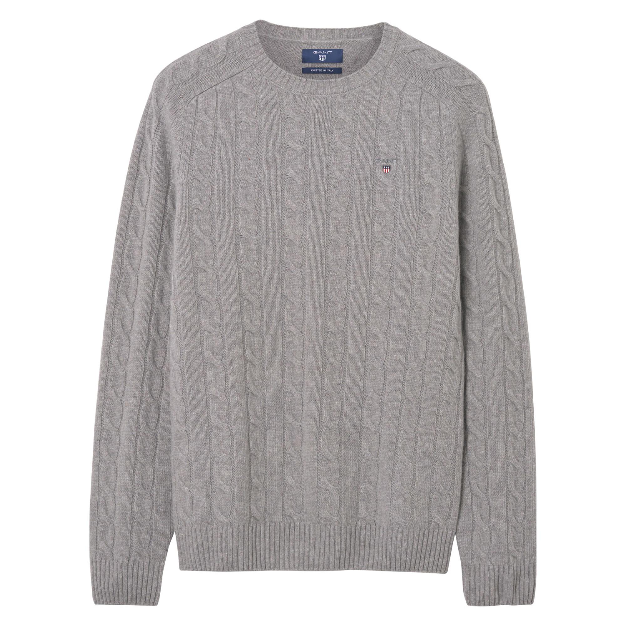 GANT Lambswool Cable Mens Crew AW16