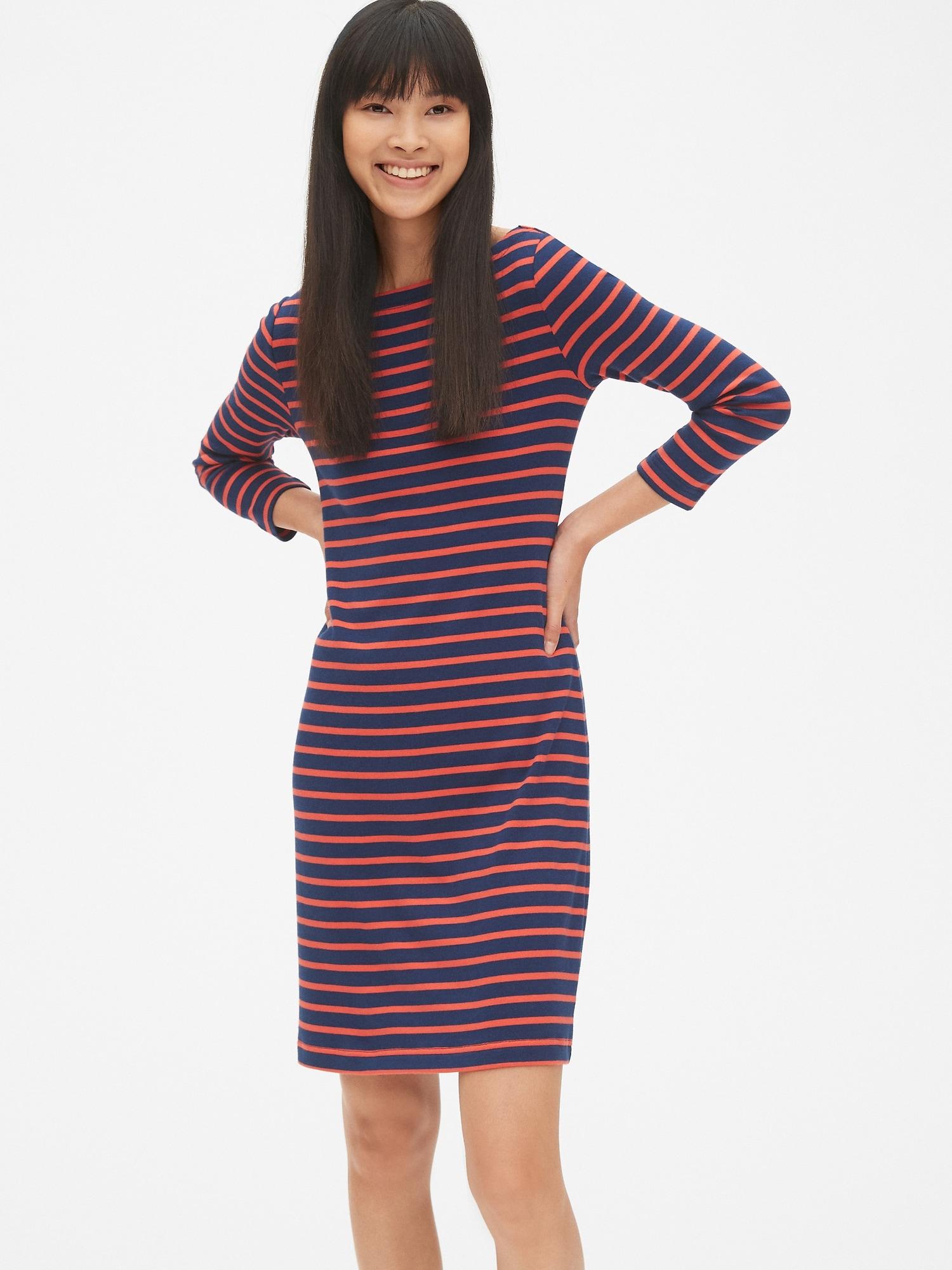 modern boatneck dress