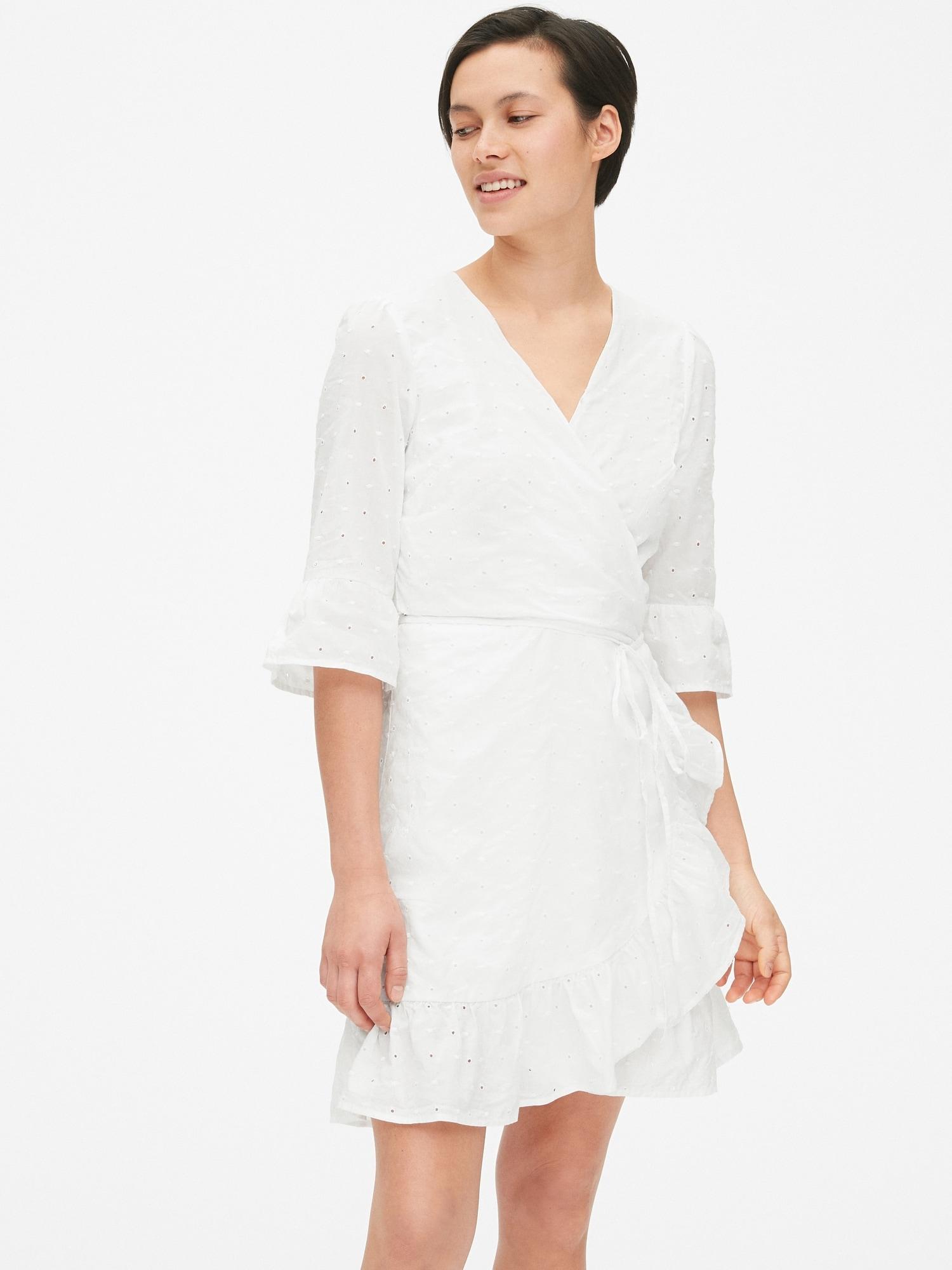 gap white eyelet dress