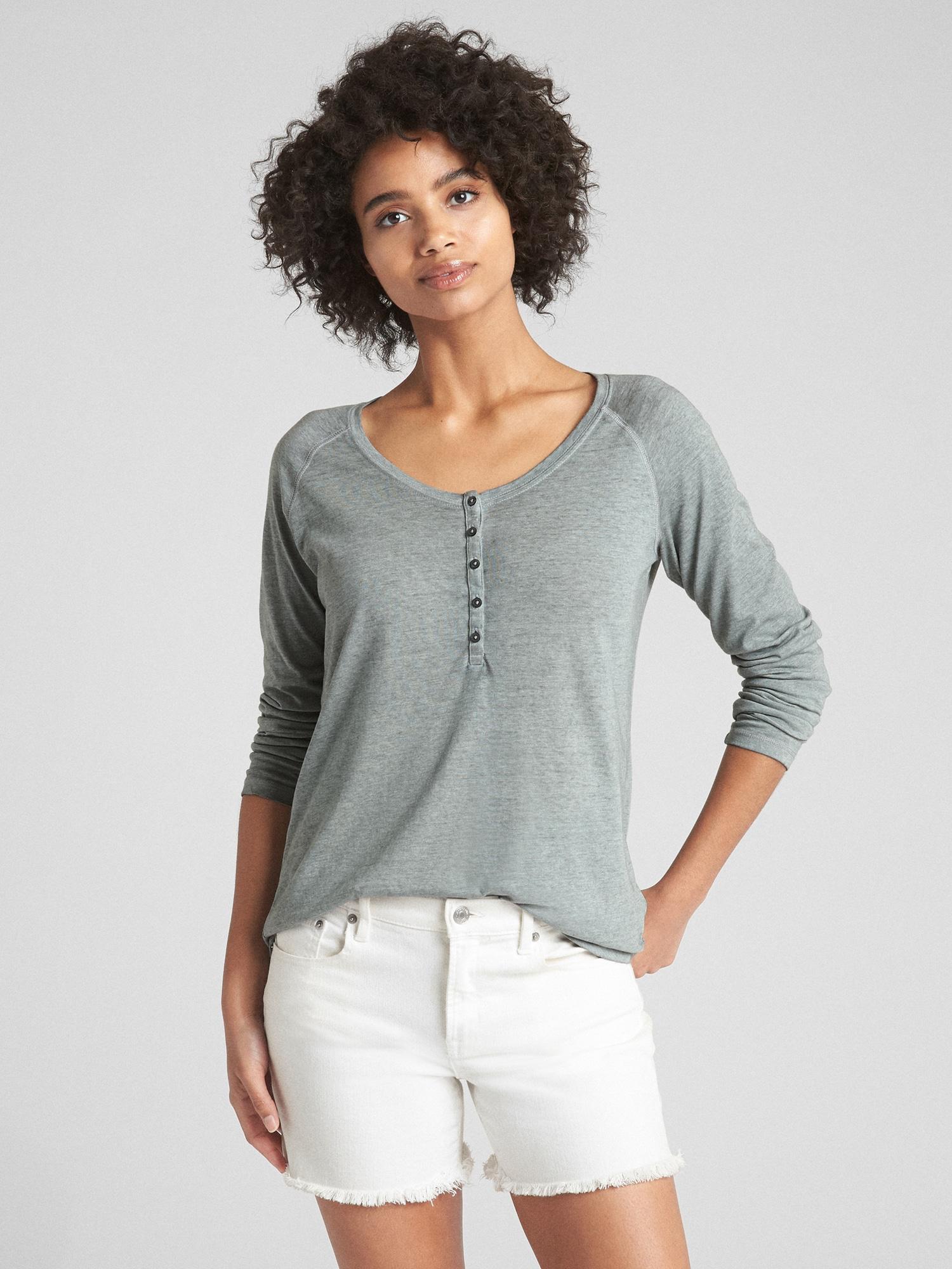 gap womens henley