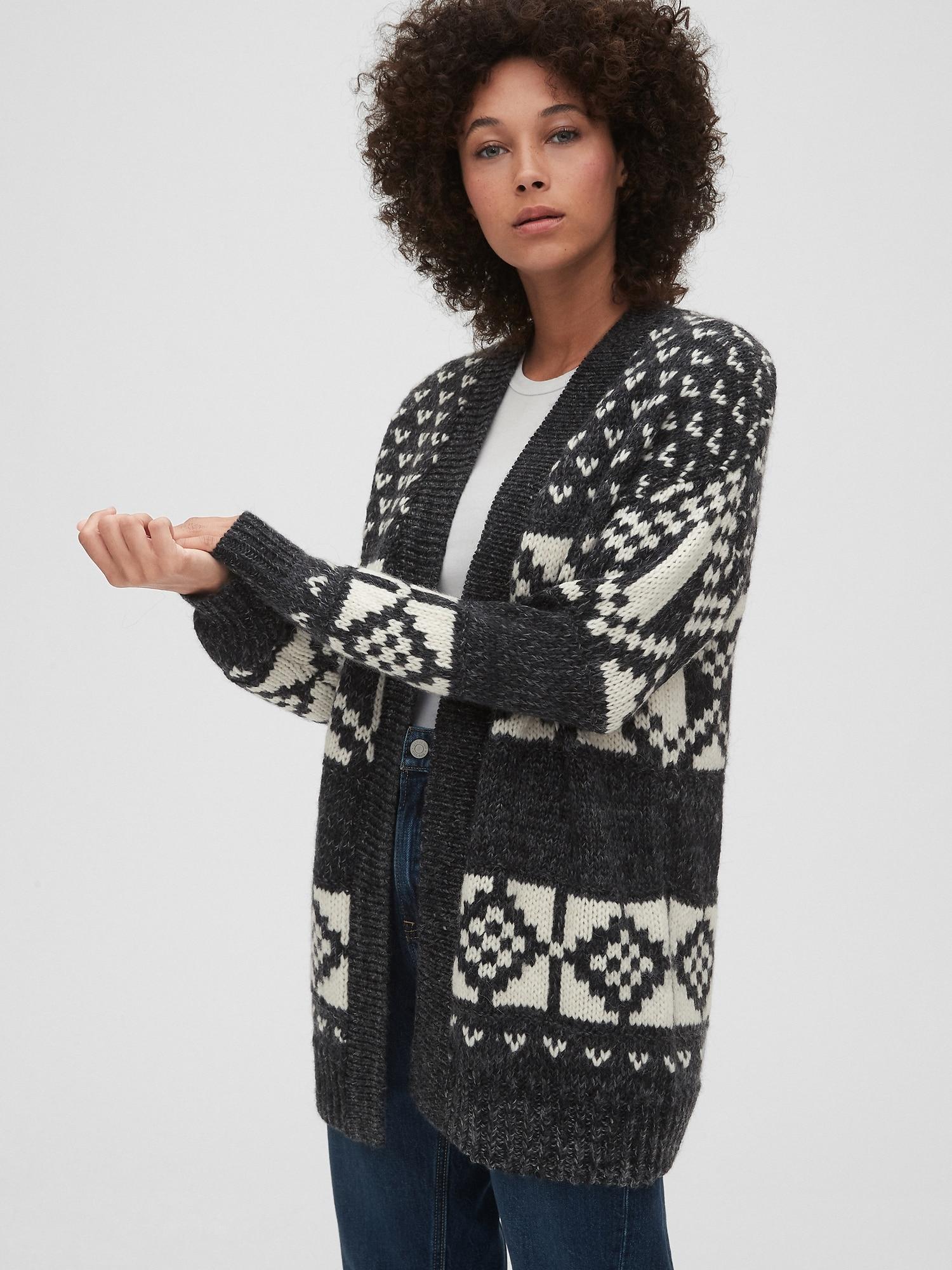 gap wool cardigan