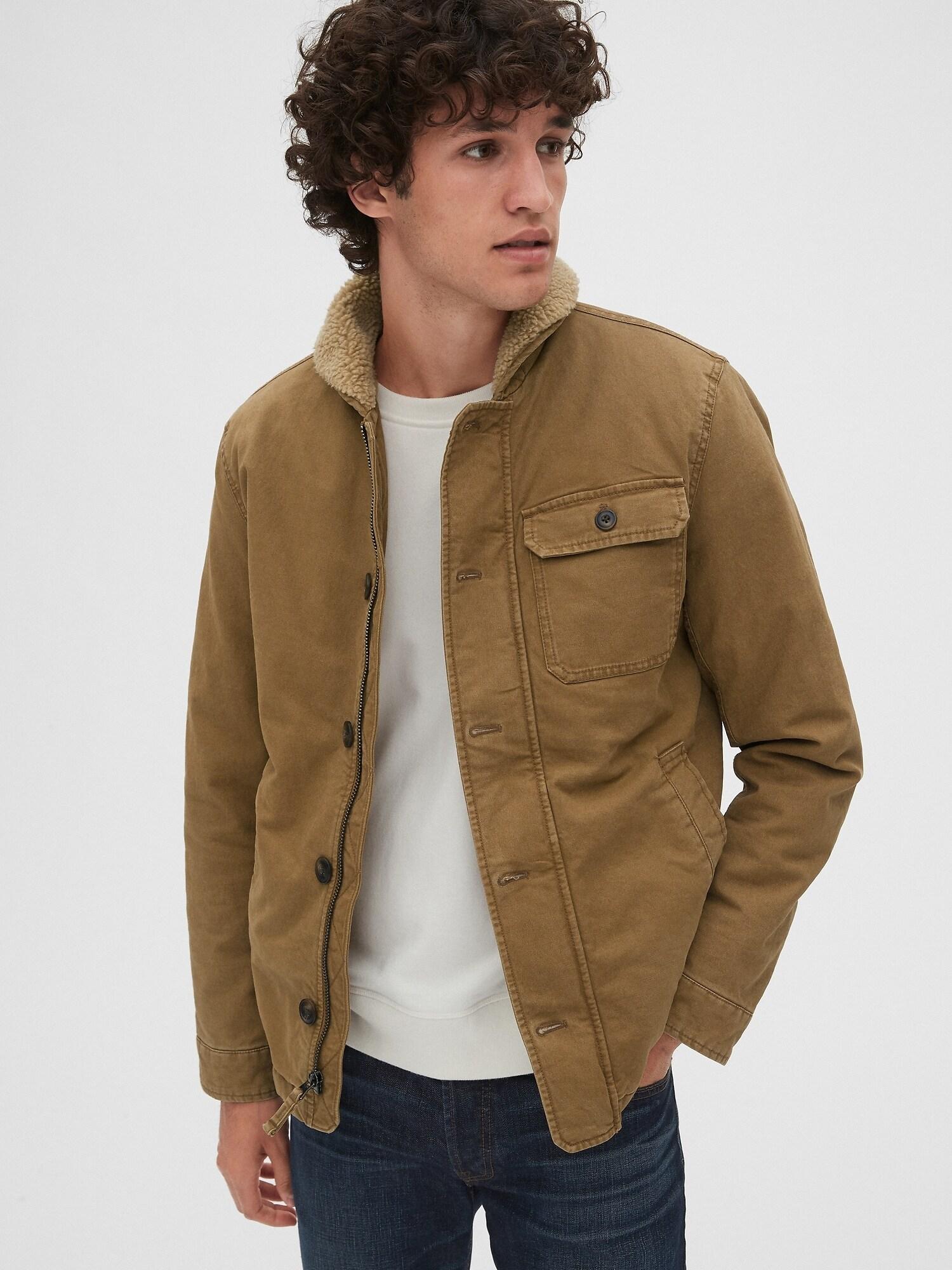 gap brown jacket