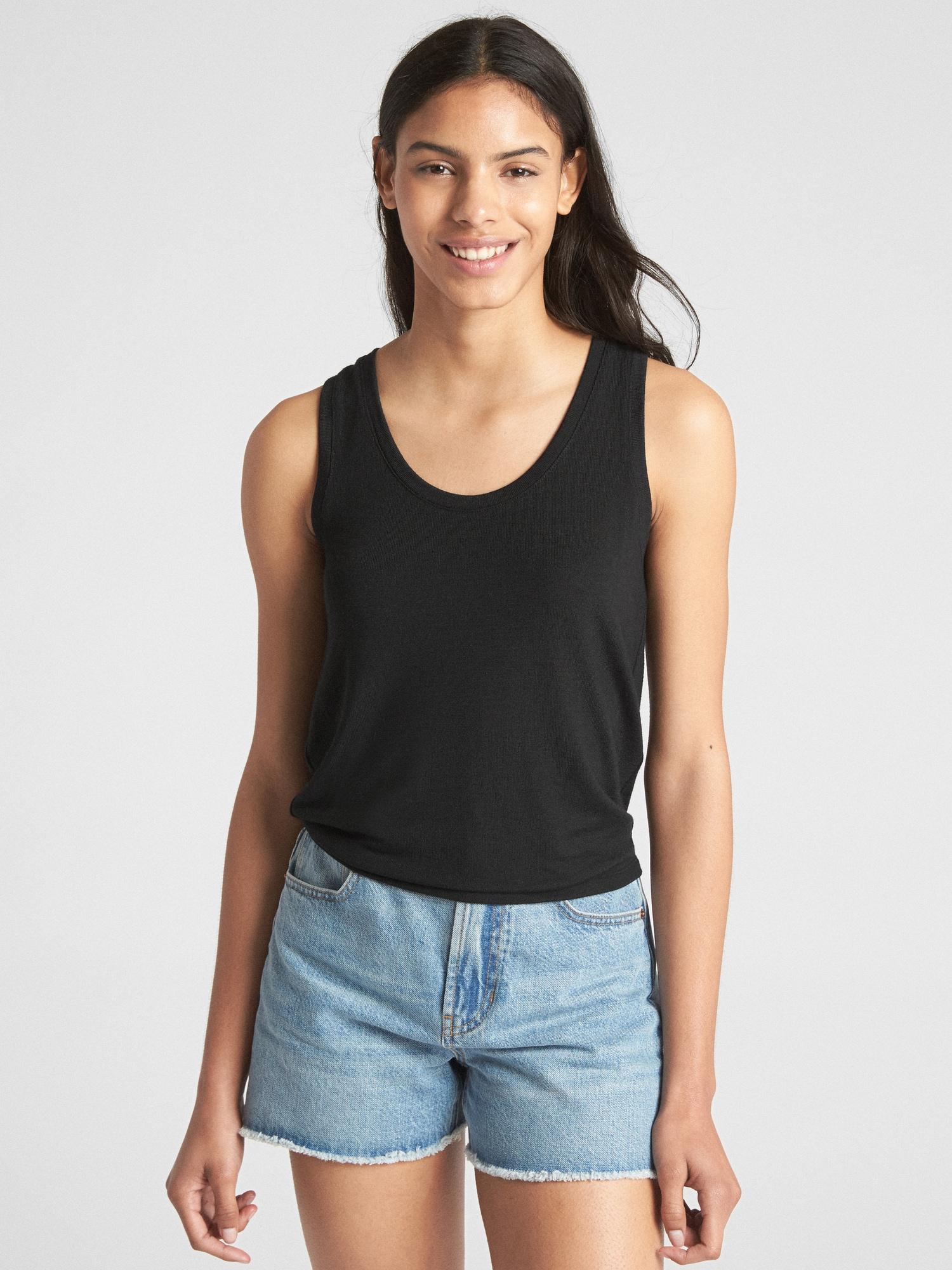 gap tie back tank