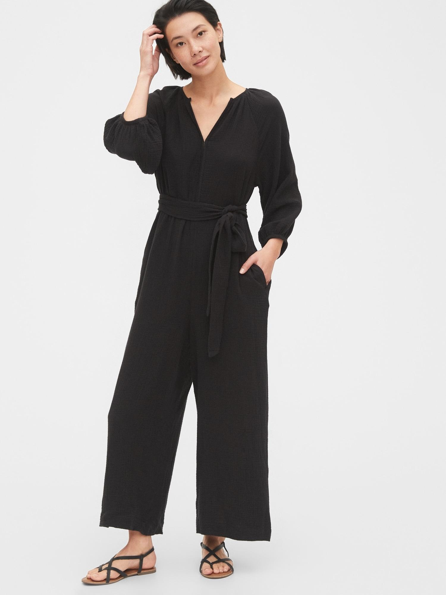 Gap gauze jumpsuit Clearance