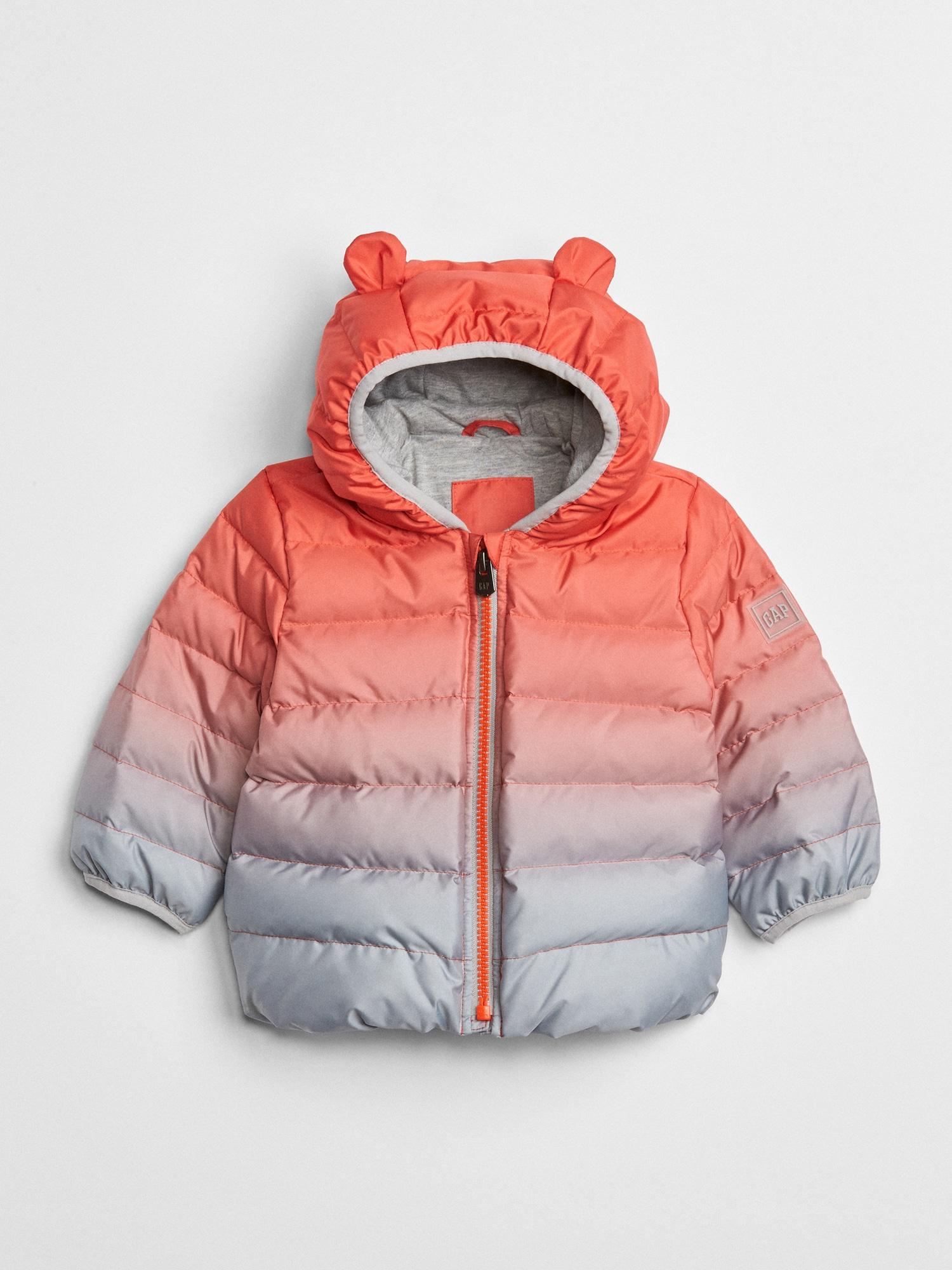 gap ombre puffer jacket