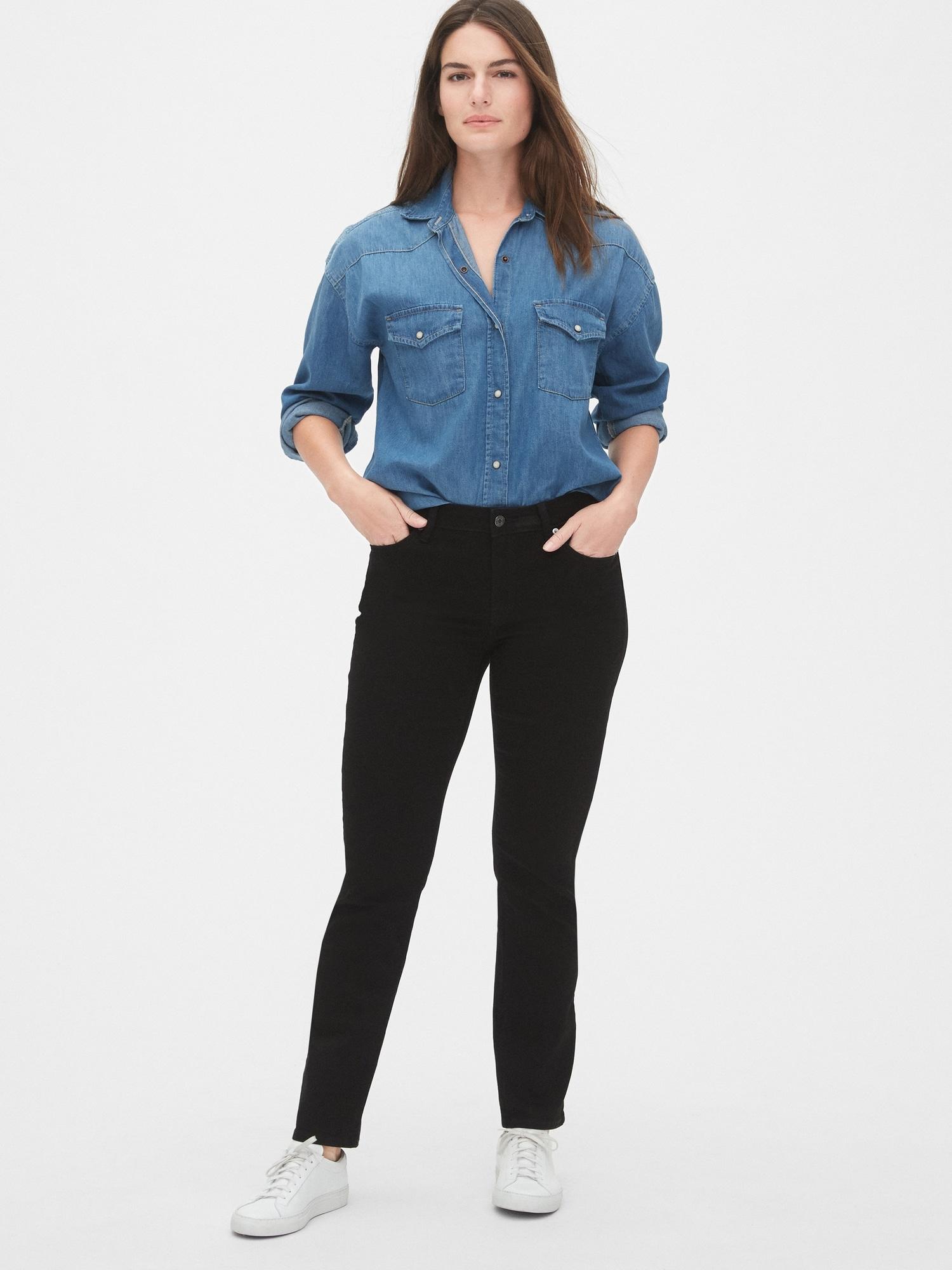 gap curvy straight jeans
