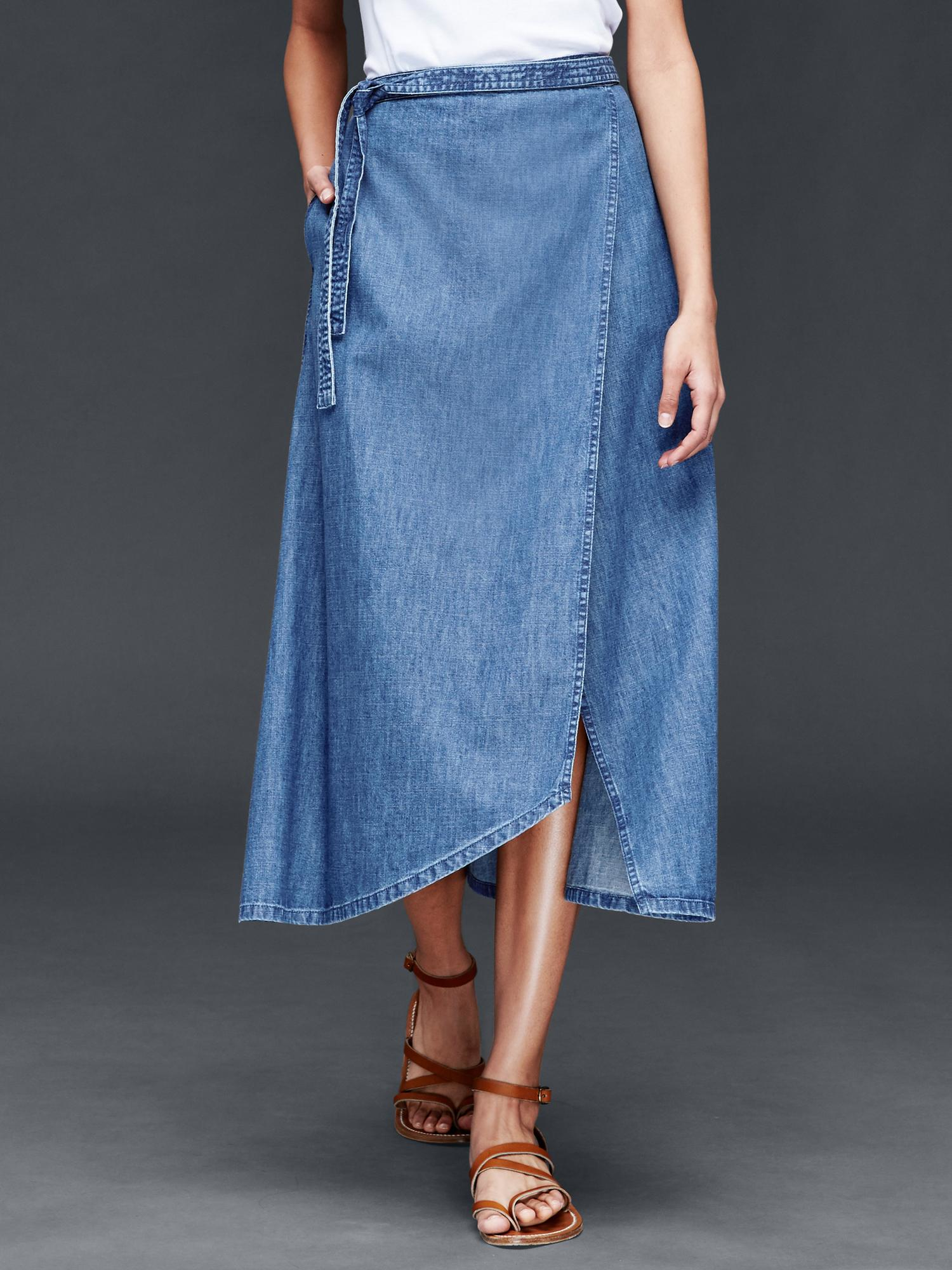 wrap skirt gap