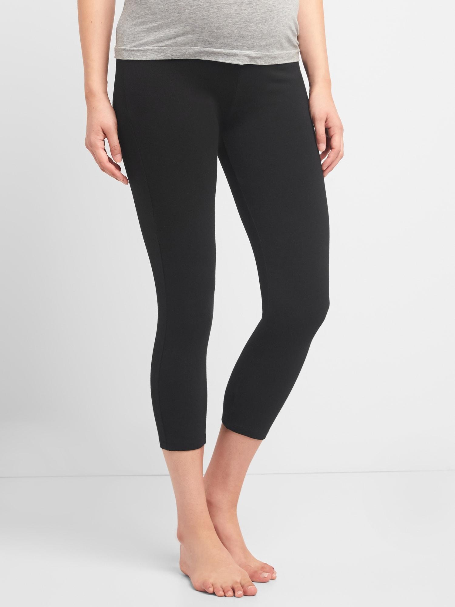 low rise capri leggings