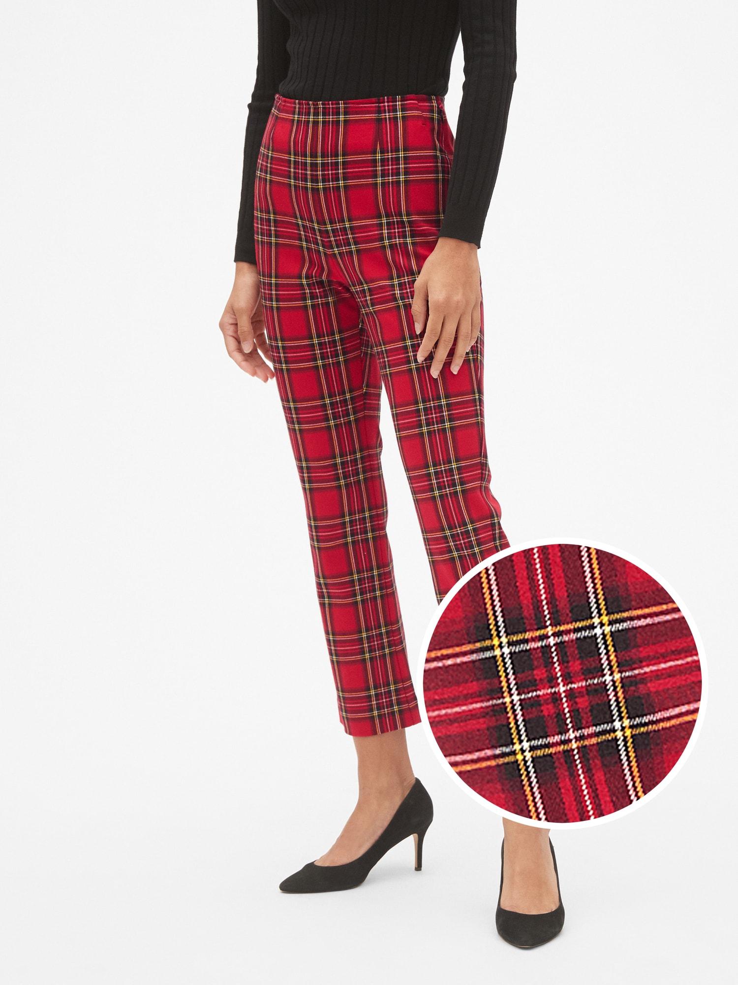 gap tartan pants
