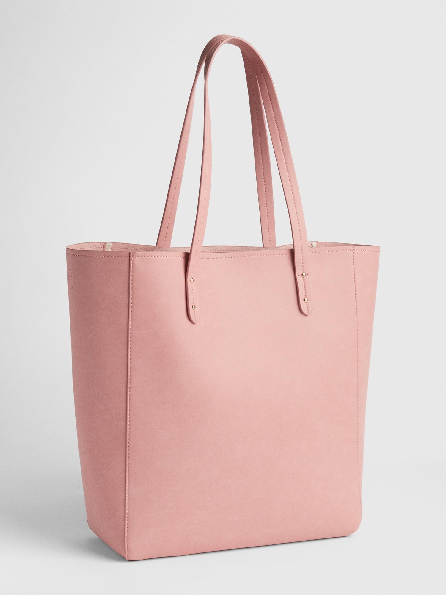 large pink tote