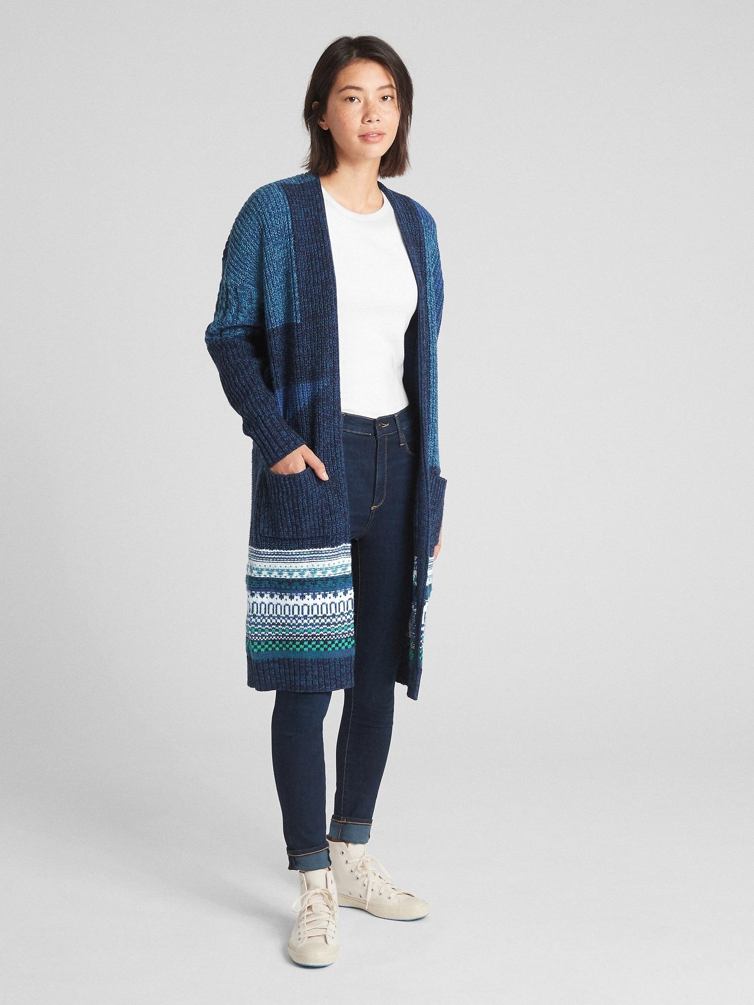 gap duster cardigan