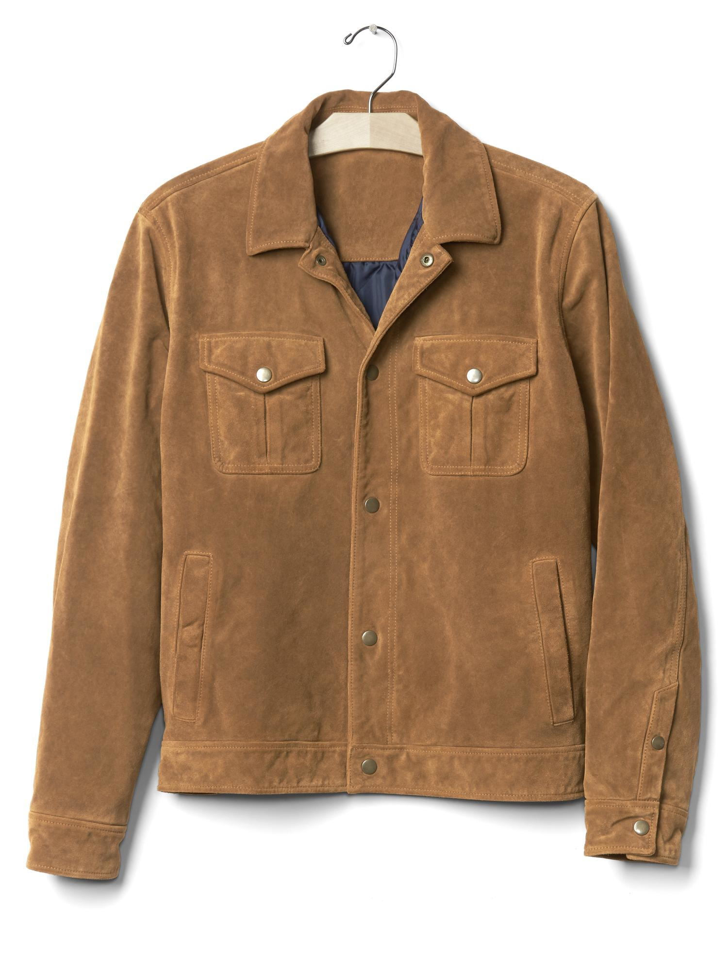 gap mens suede jacket