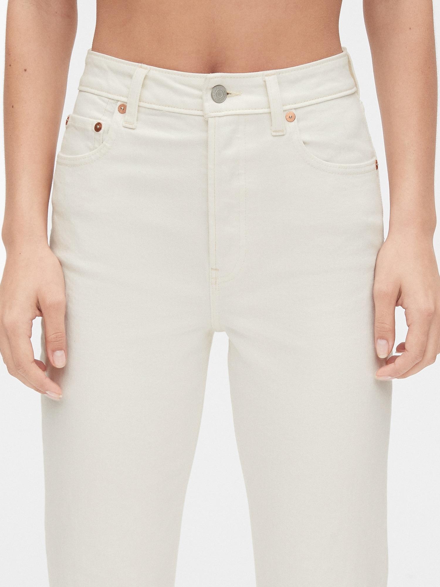 High Rise Curvy Cheeky Straight Jeans 