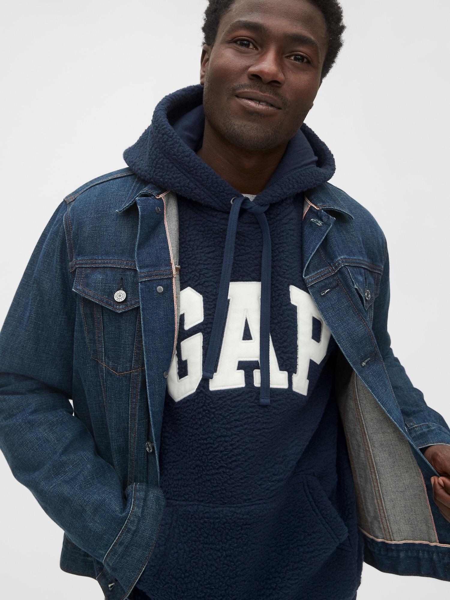 gap sherpa pullover