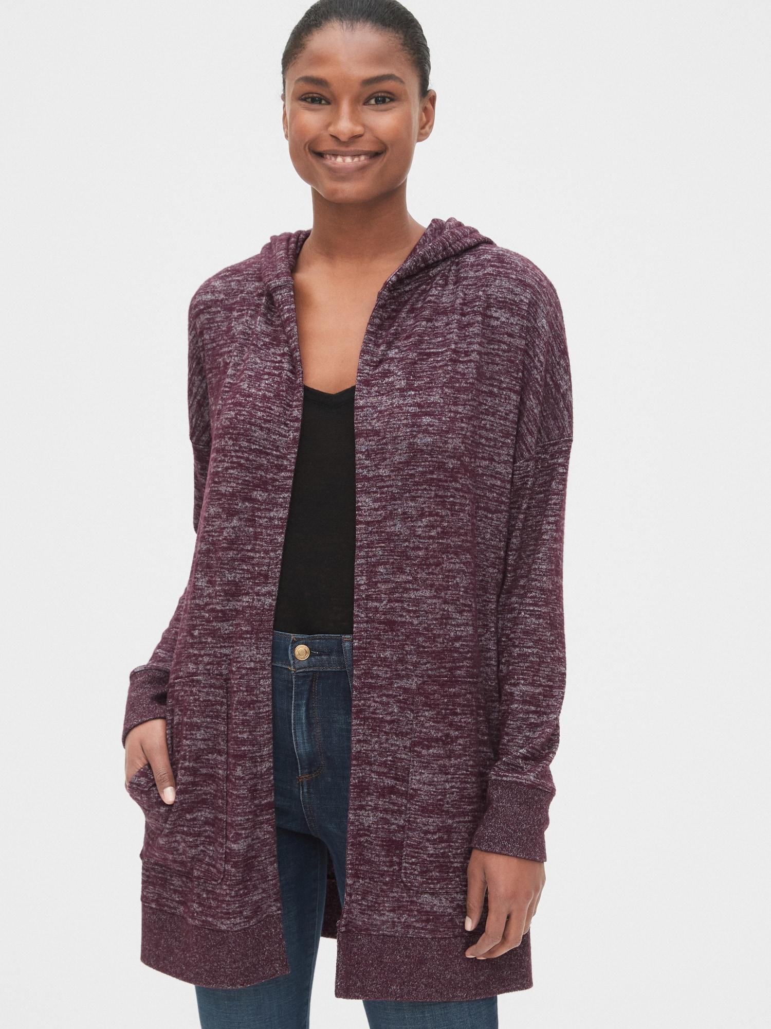 gap hooded cardigan
