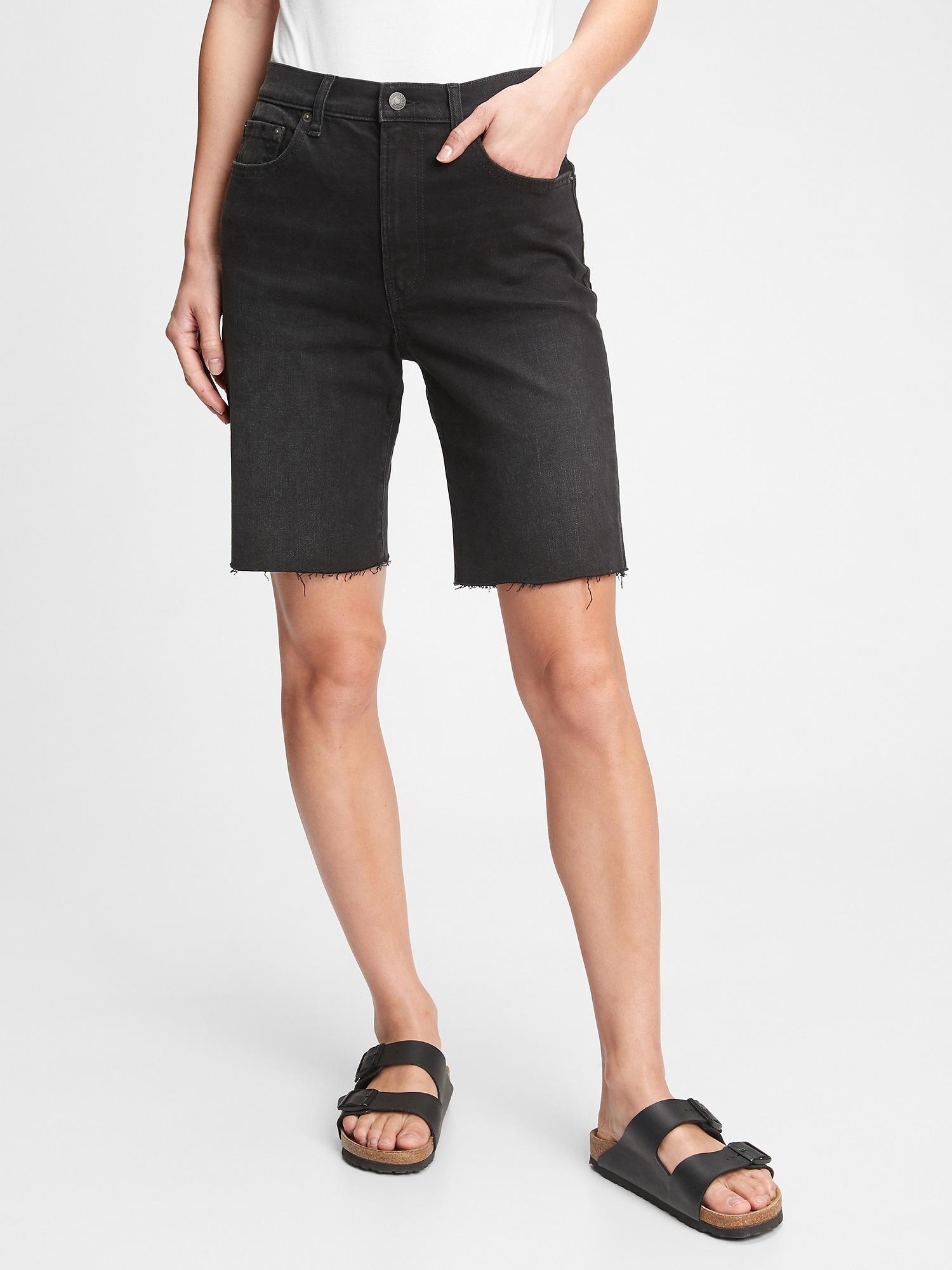 Gap Denim 9'' High Rise Loose Bermuda 