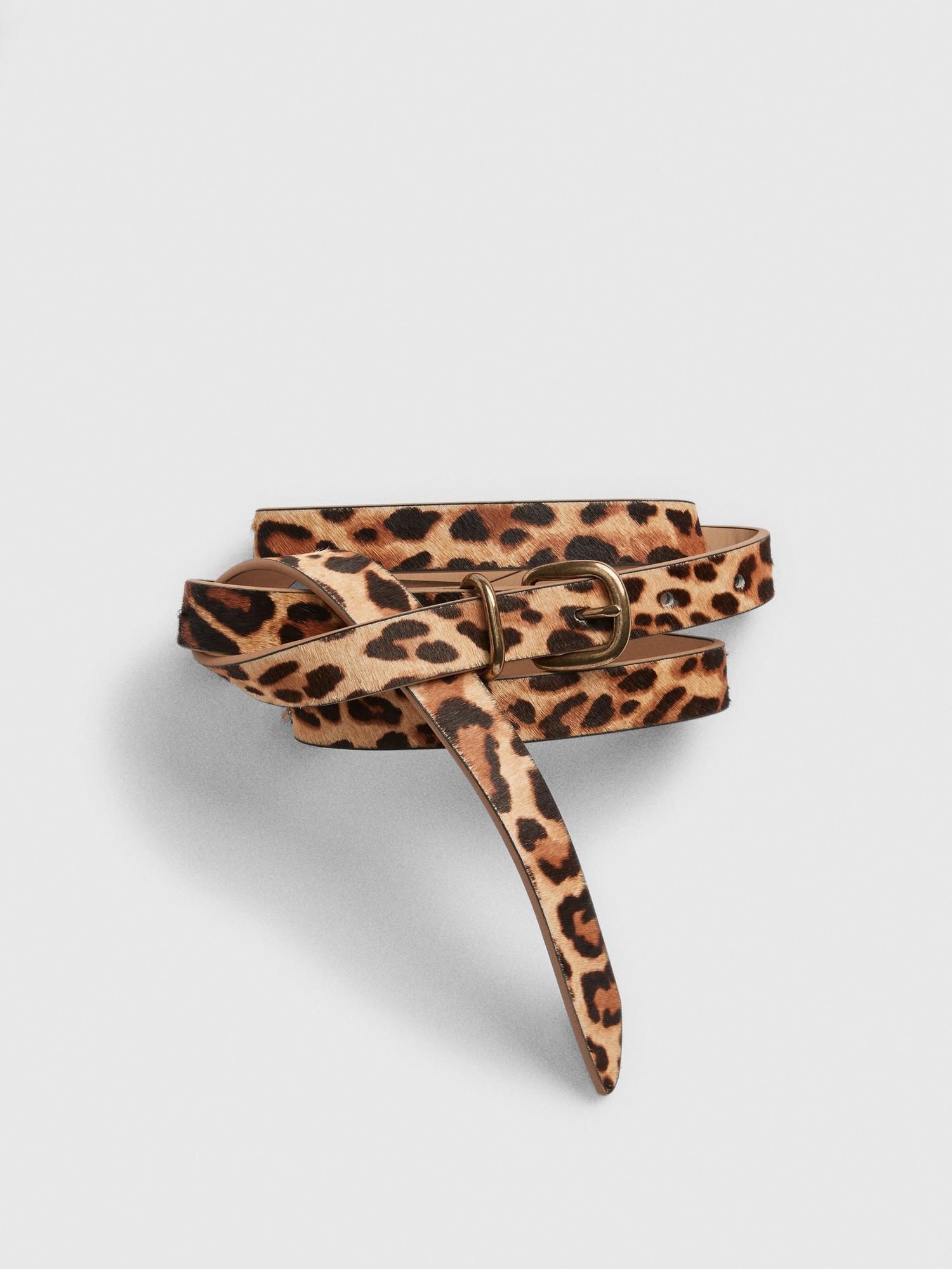 gap leopard belt