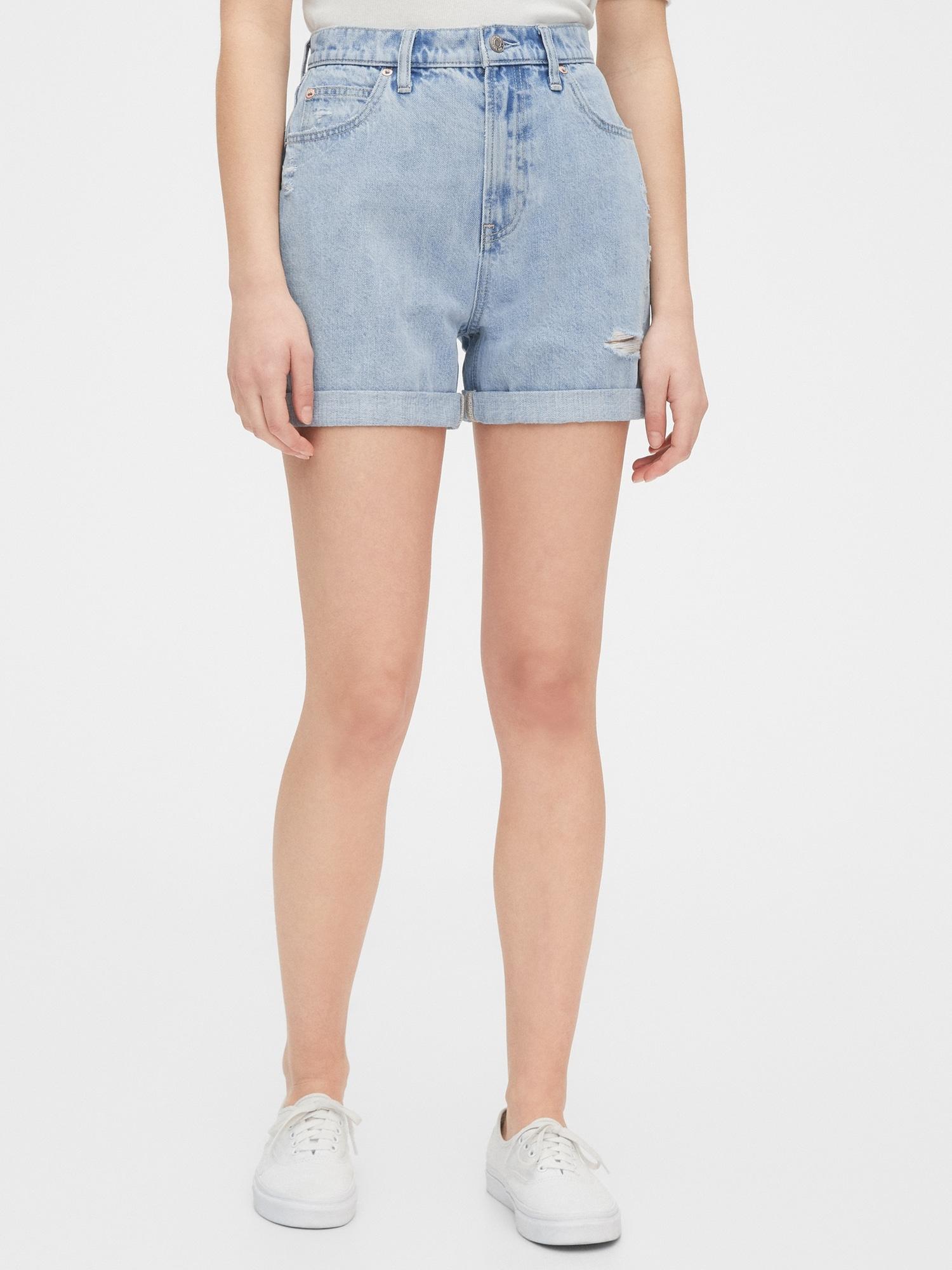 gap bermuda jean shorts