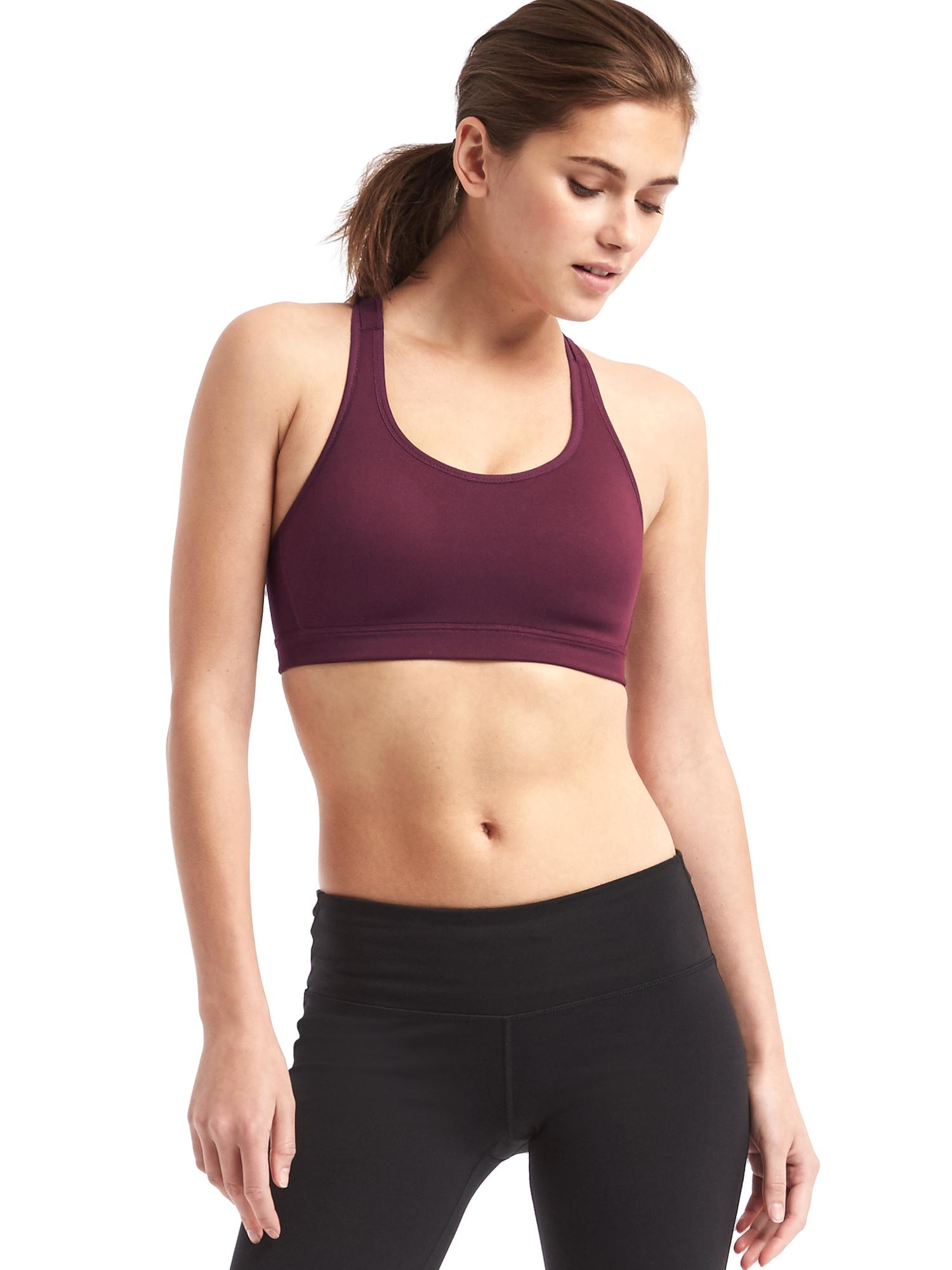 Gap High Impact Sports Bra in Multicolor (plum pie) | Lyst