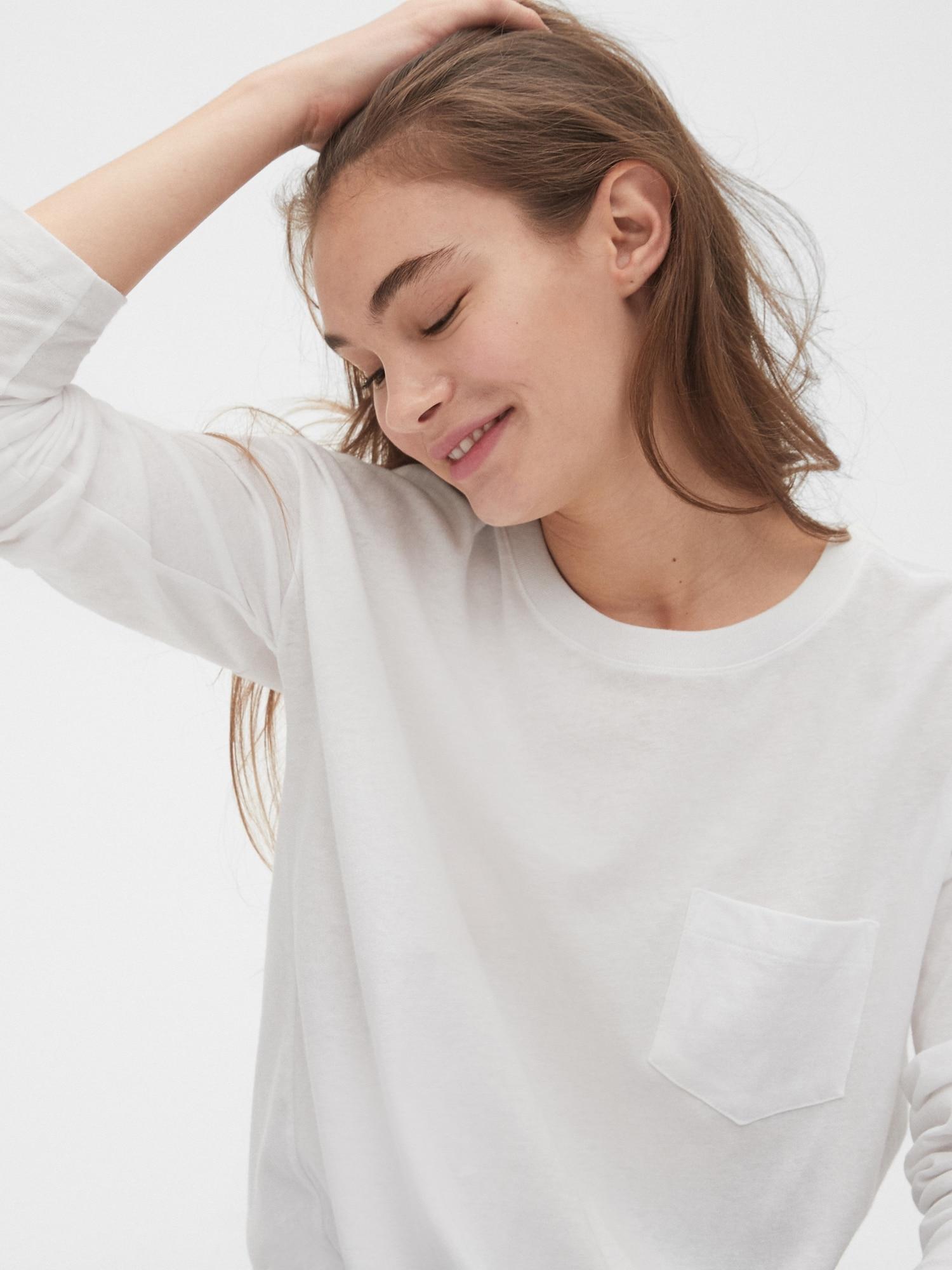 gap long sleeve tees