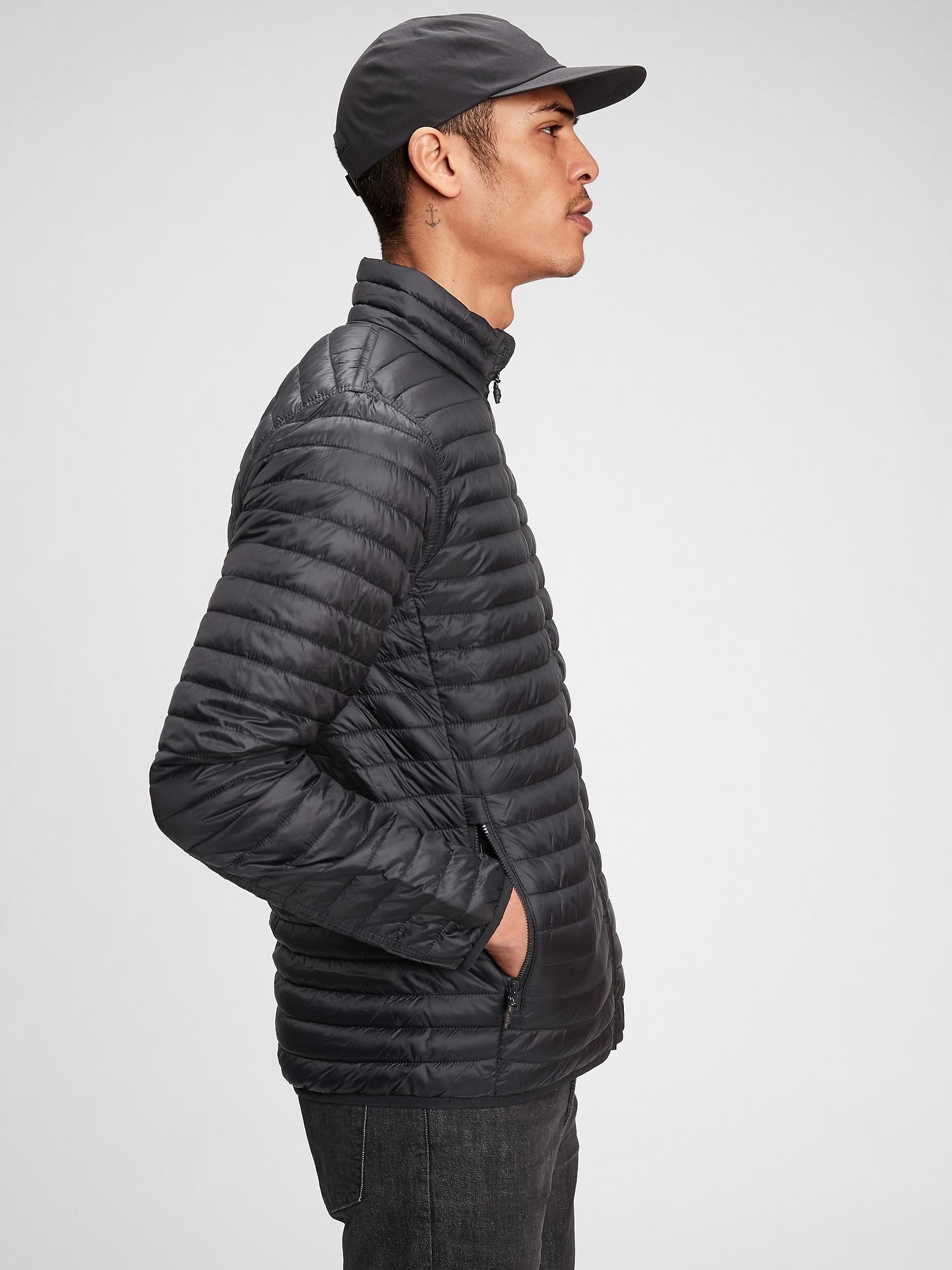 Upcycled lightweight puffer jacket Clearance