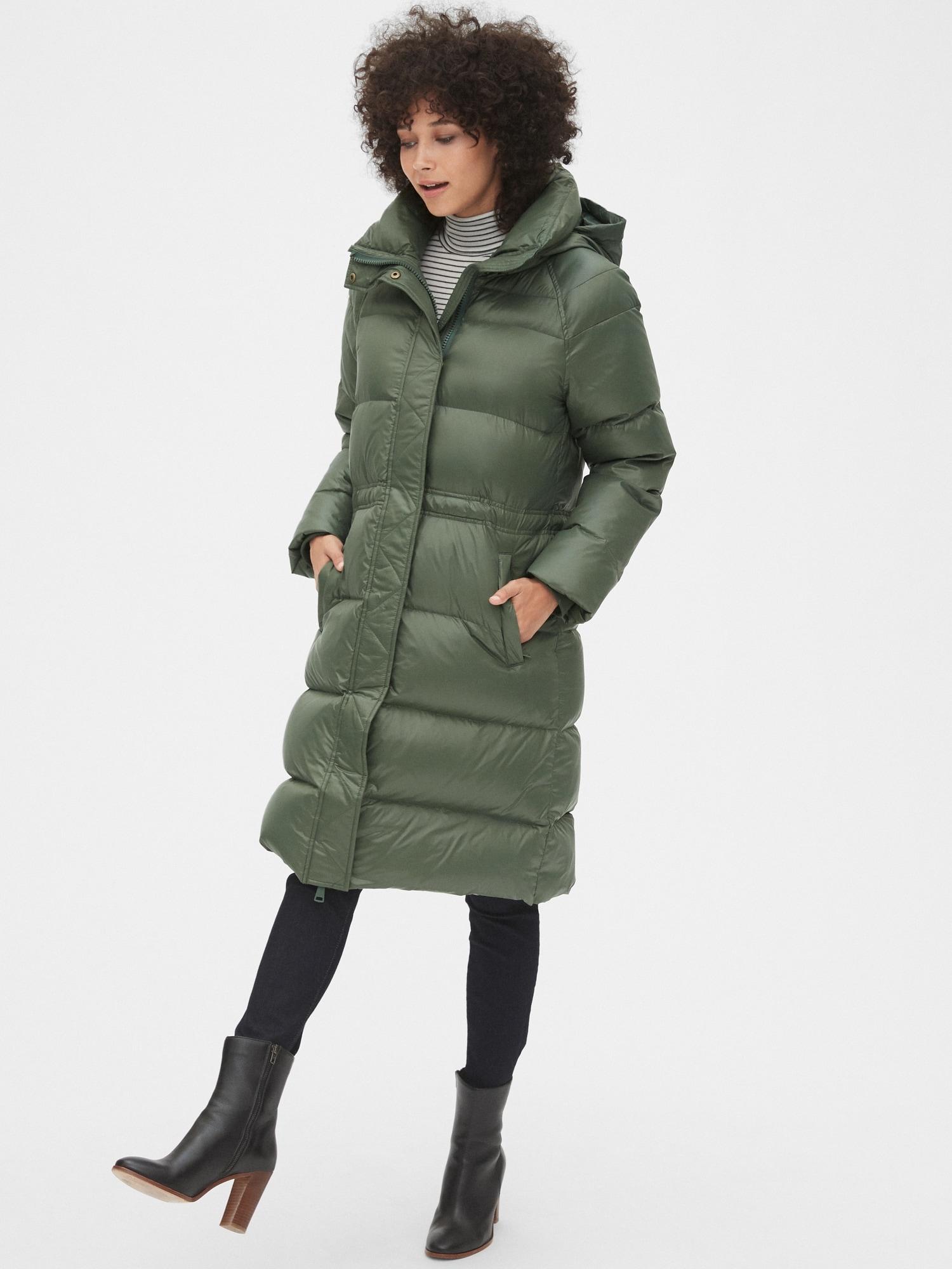 gap long down puffer coat