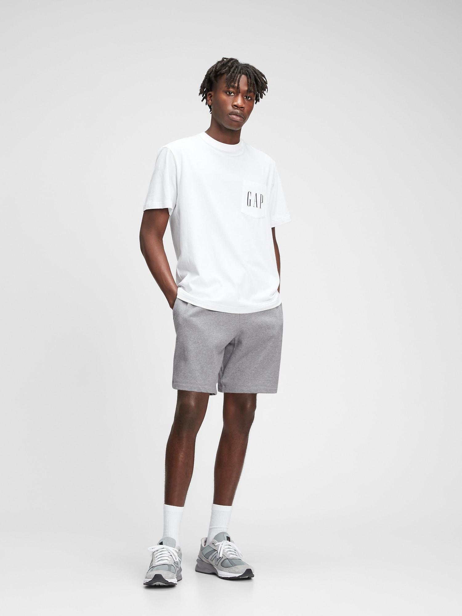Gap Cotton French Terry Shorts in Gray 