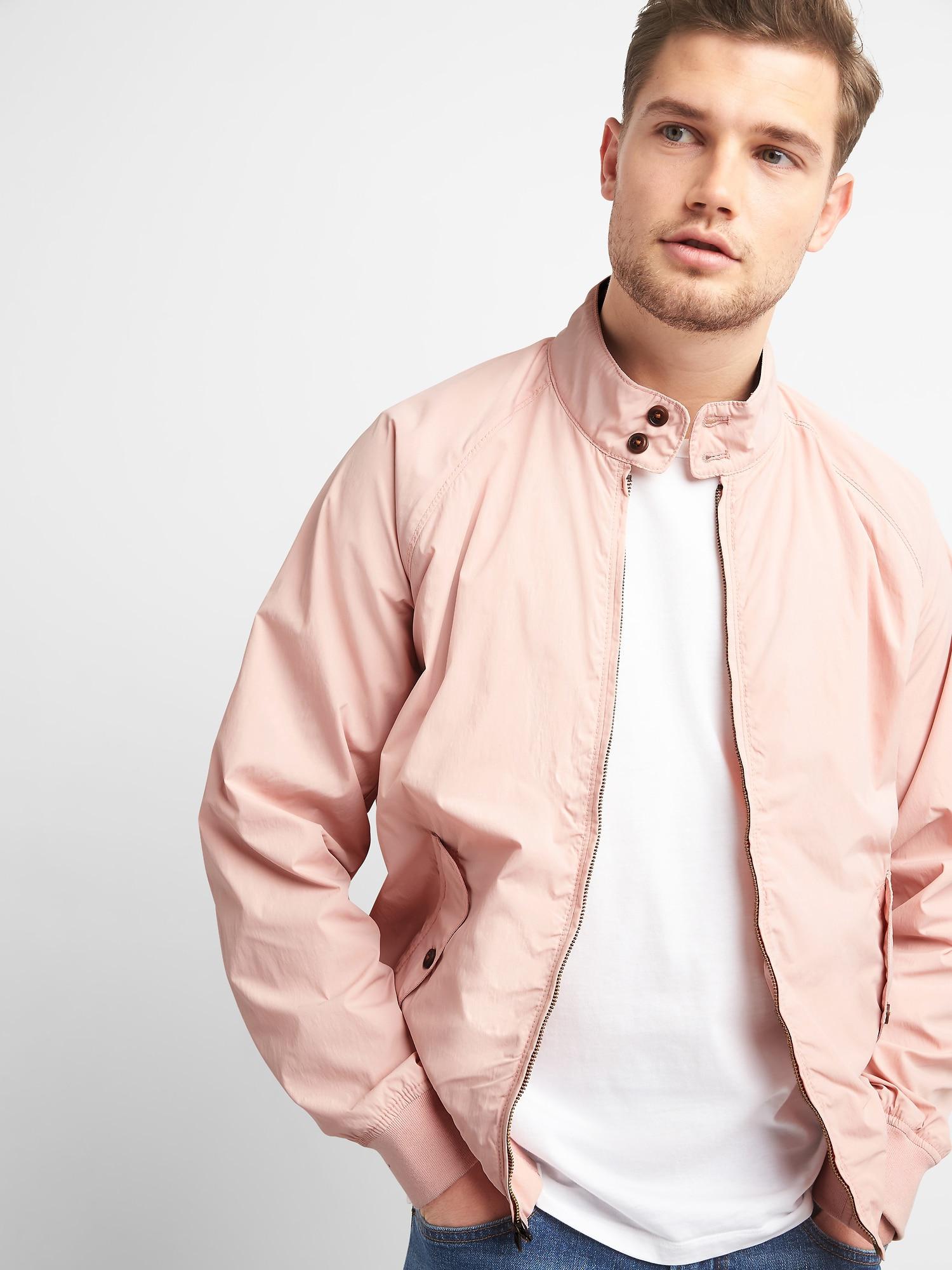 gap lightweight harrington jacket