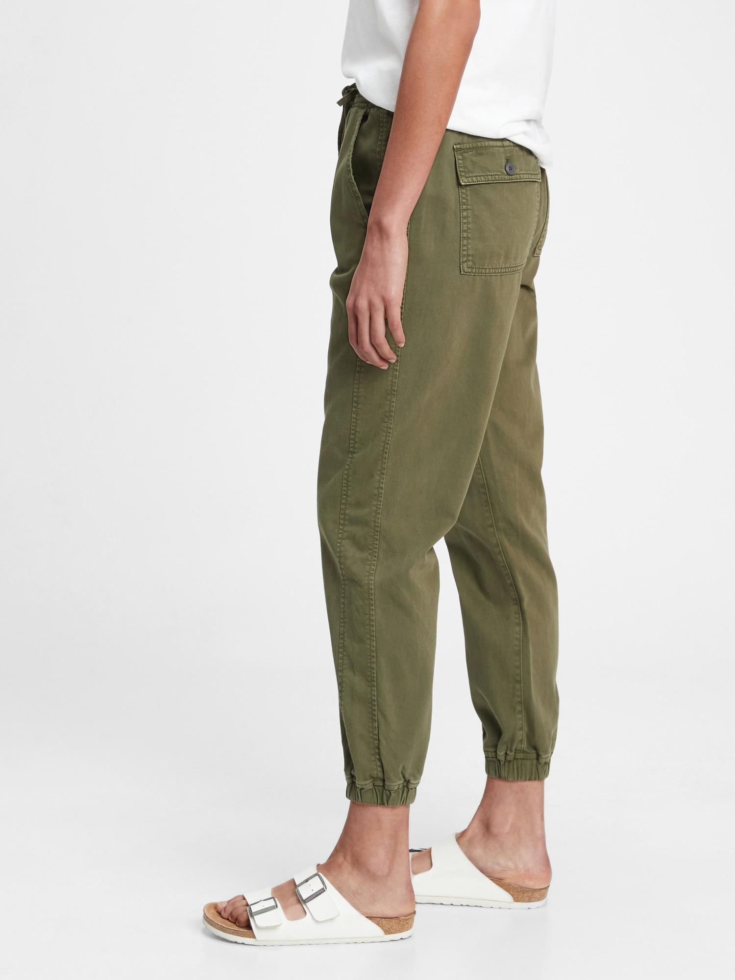 Gap Cotton Ribbed Pull-on Joggers With 