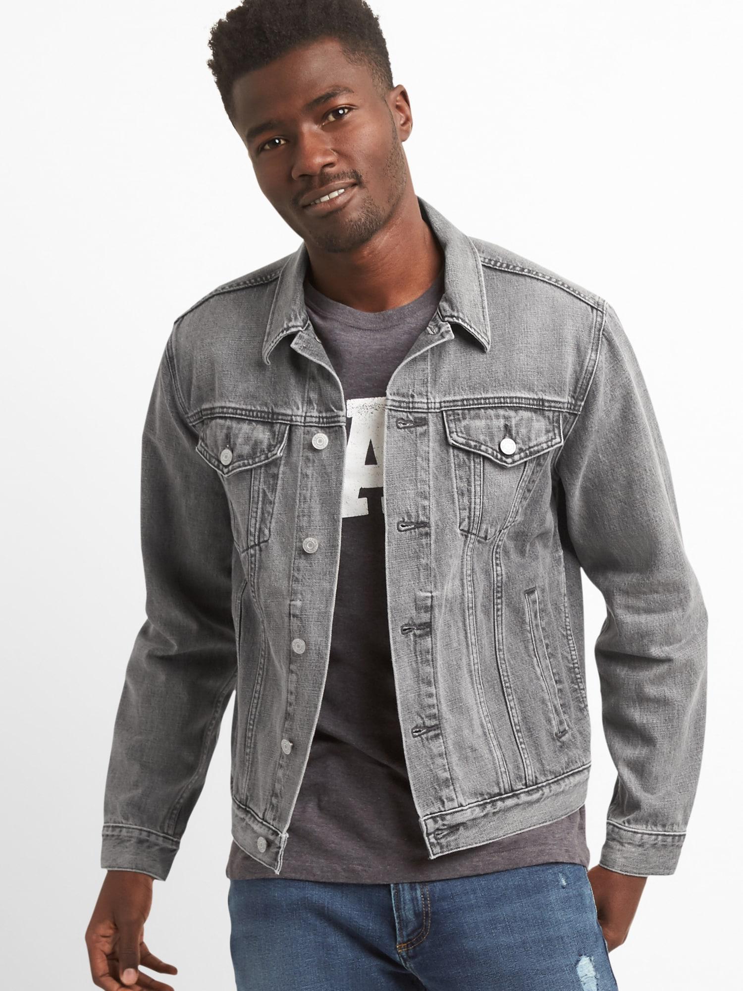 gap grey jacket