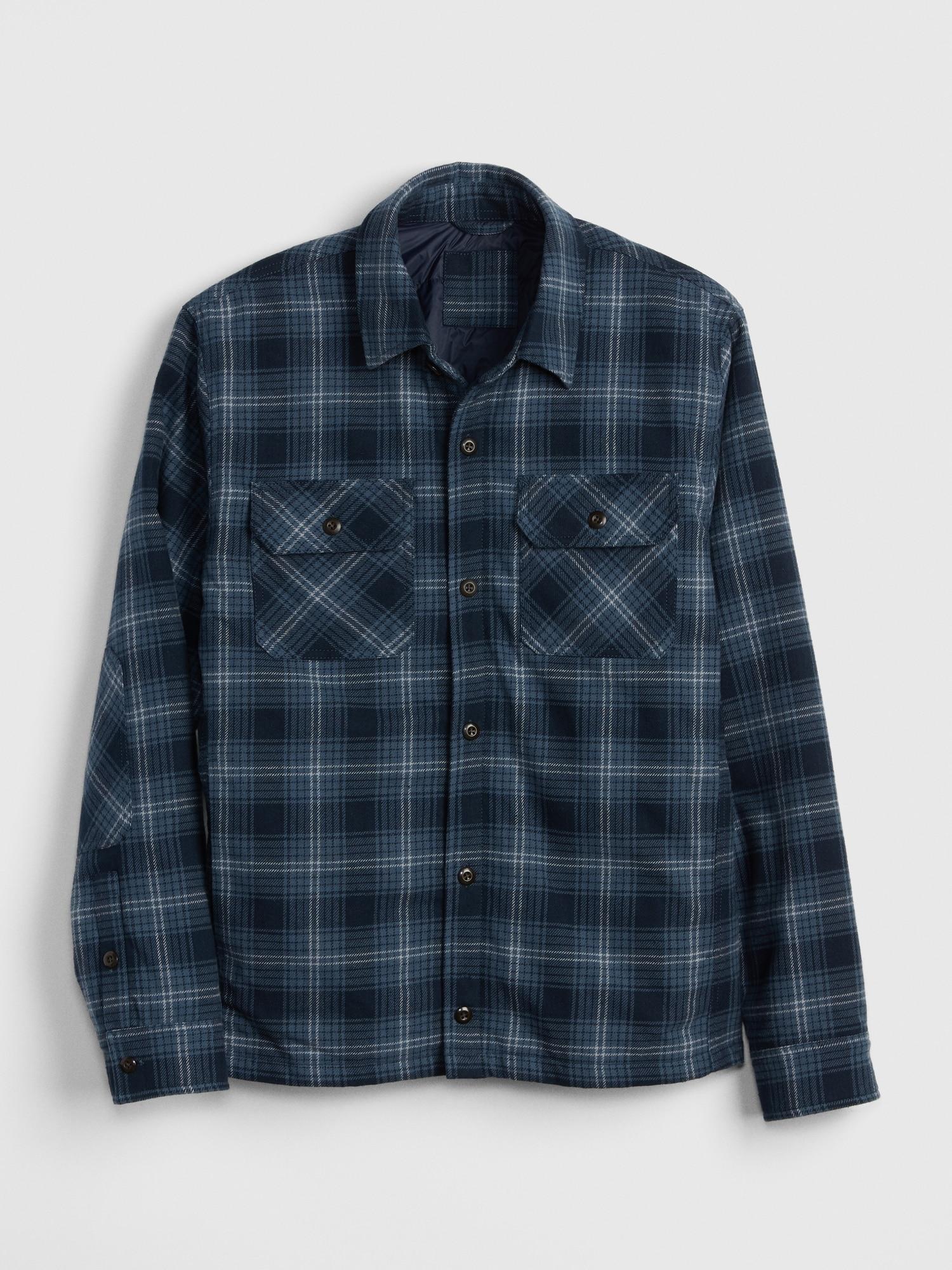 gap flannel jacket