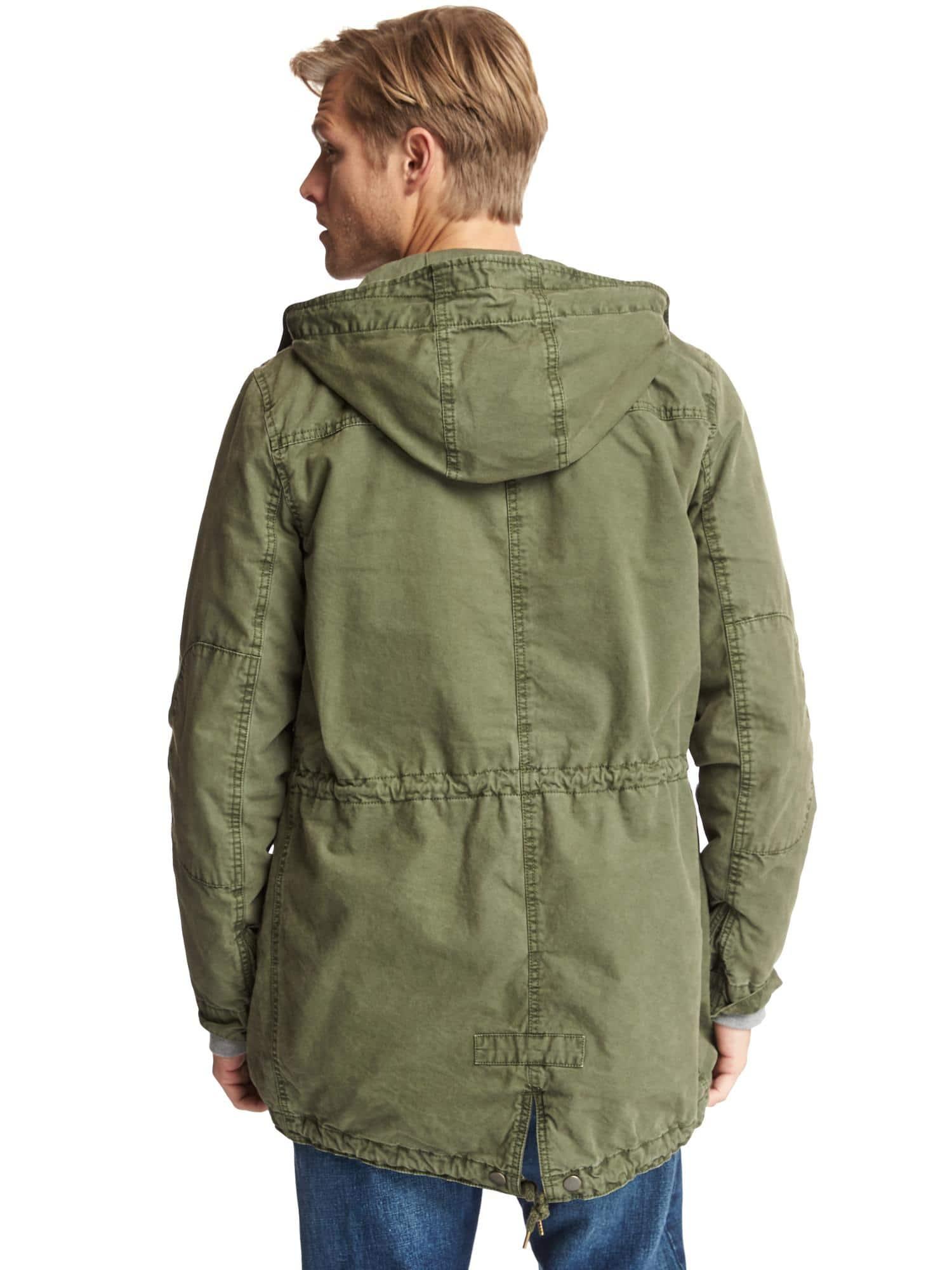 Gap Canvas Fishtail Parka in Green for Men - Lyst