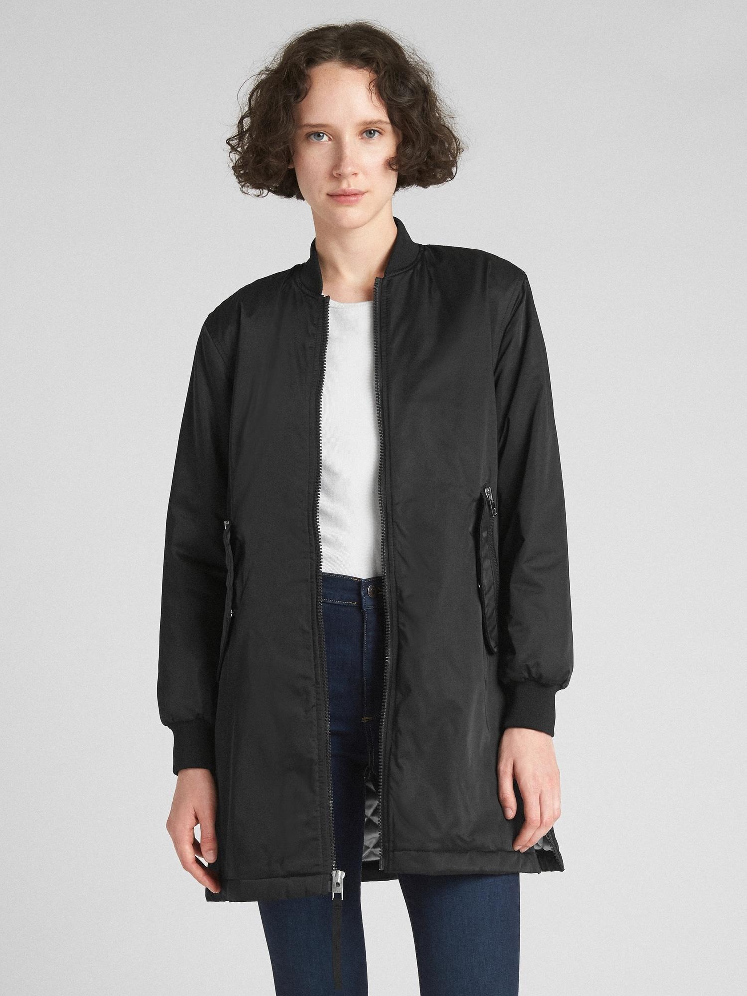 gap longline bomber jacket